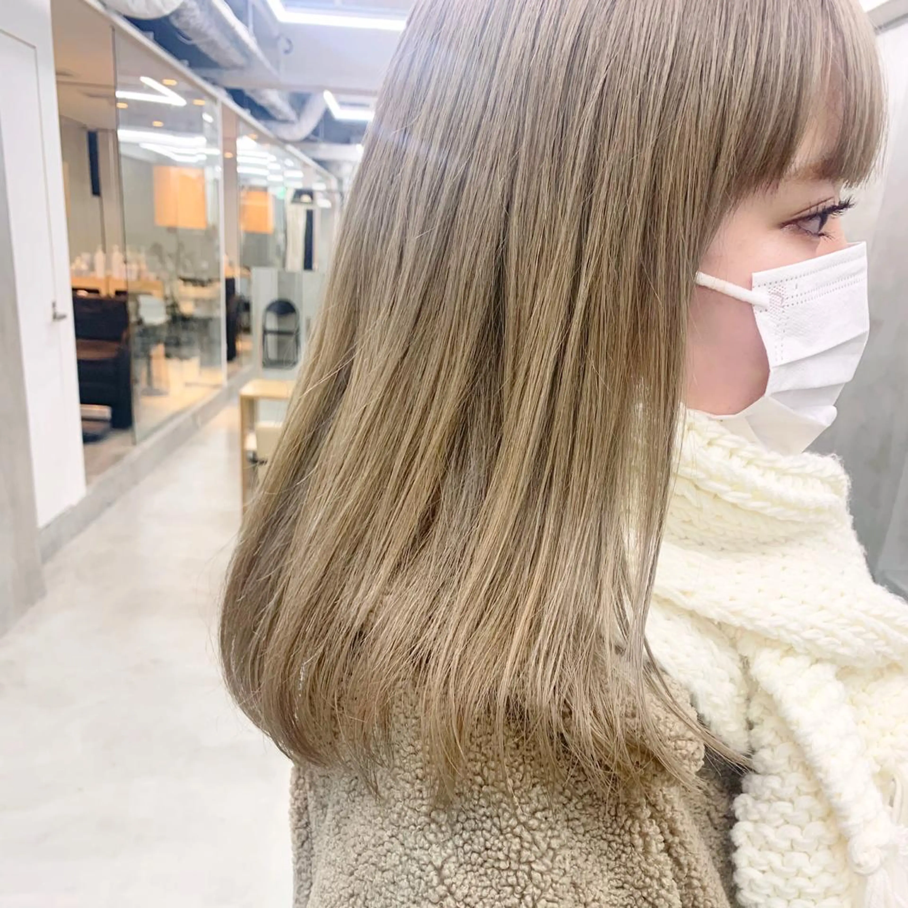 カラー ベージュカラー ハイトーンカラー SEED&beauty byFLAT所属・ヘッドスパ (女性限定)🍋モエのヘアスタイル