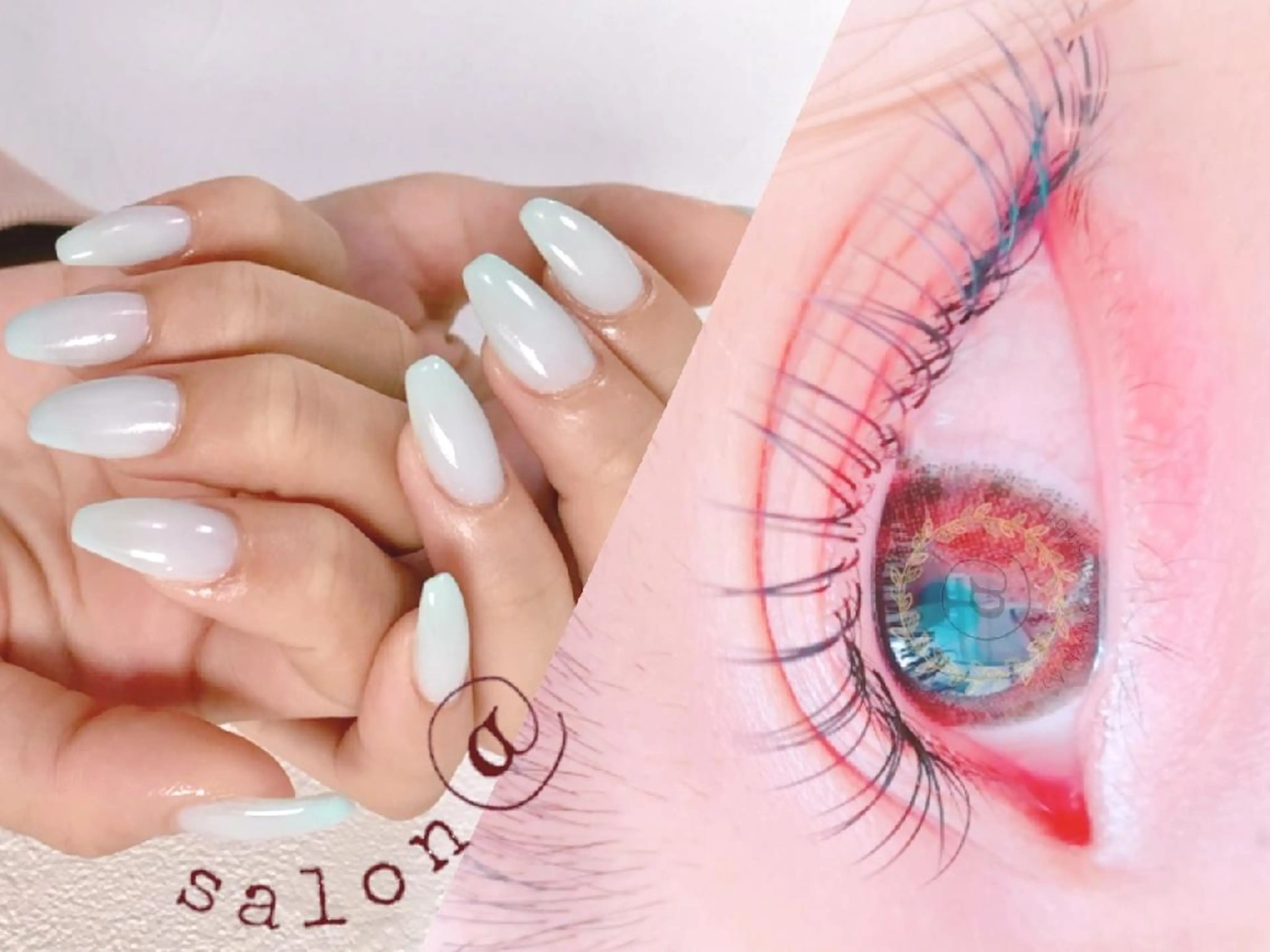 マツエク・マツパ ネイル ワンカラーネイル salon @のマツエク・マツパデザイン