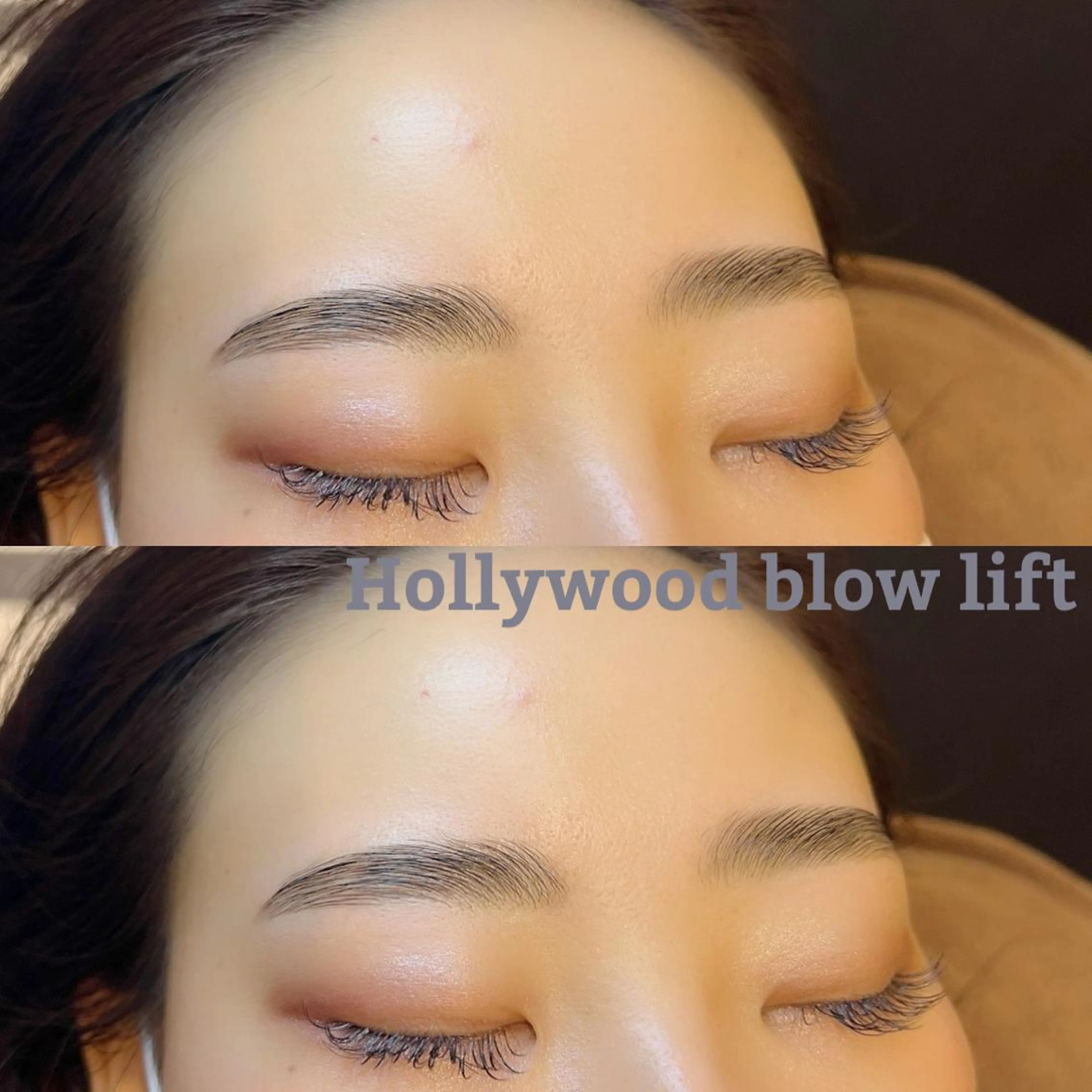 アイブロウ ハリウッドブロウリフト toujours Yurikaのマツエク・マツパデザイン