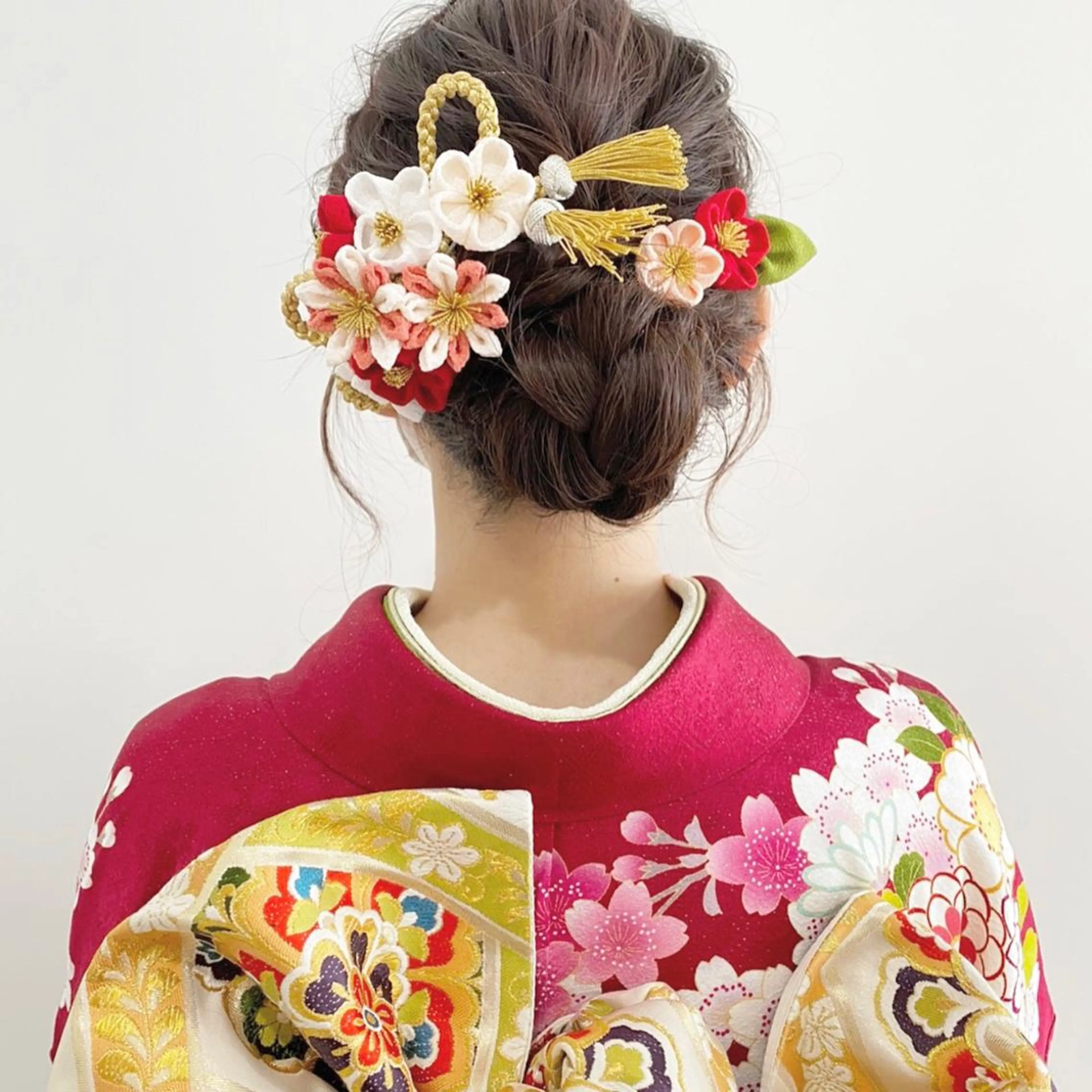 ミディアム カラー ヘアアレンジ お洒落パーマ/ 艶カラー/michiのヘアスタイル