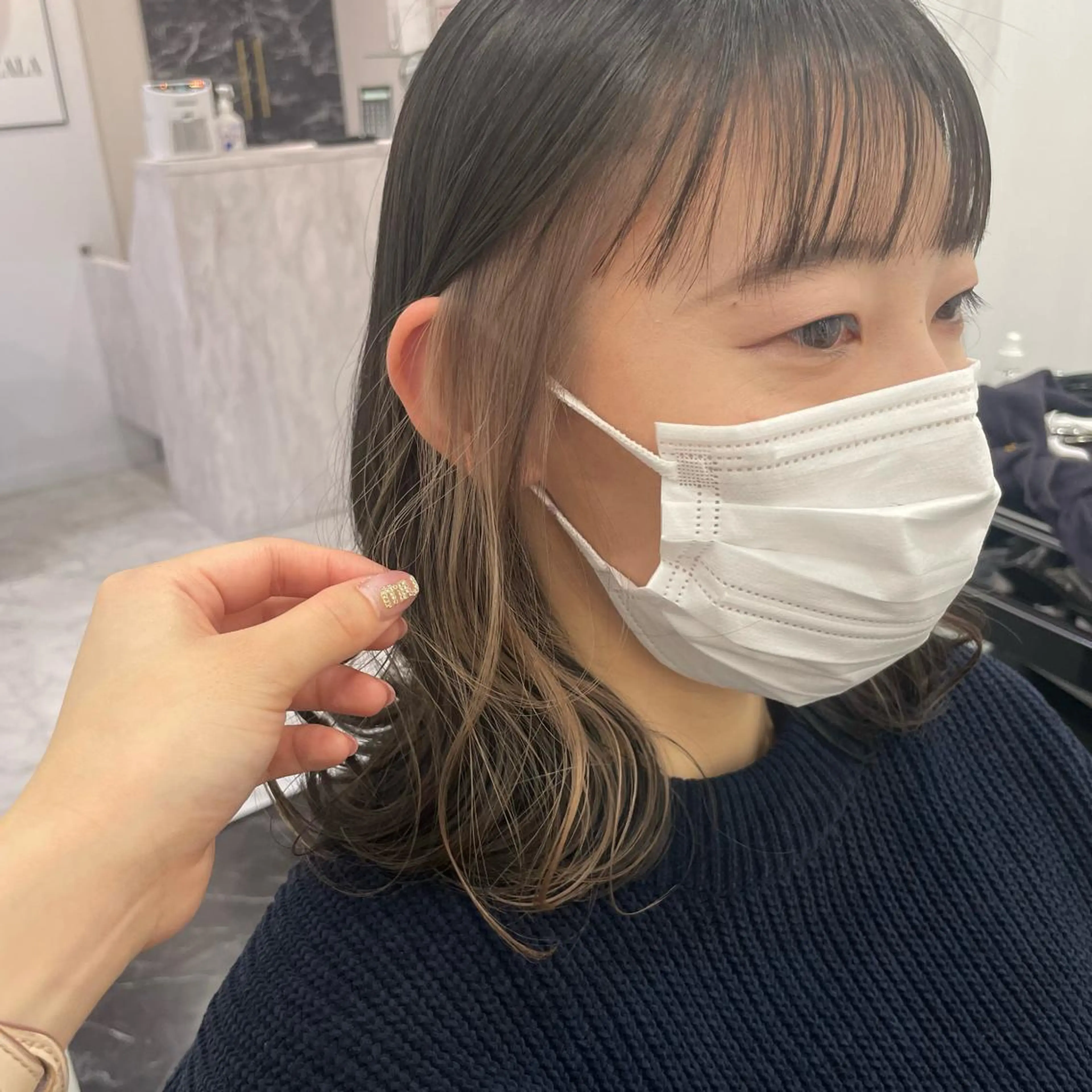 ミディアム カラー 今村 南穂のヘアスタイル