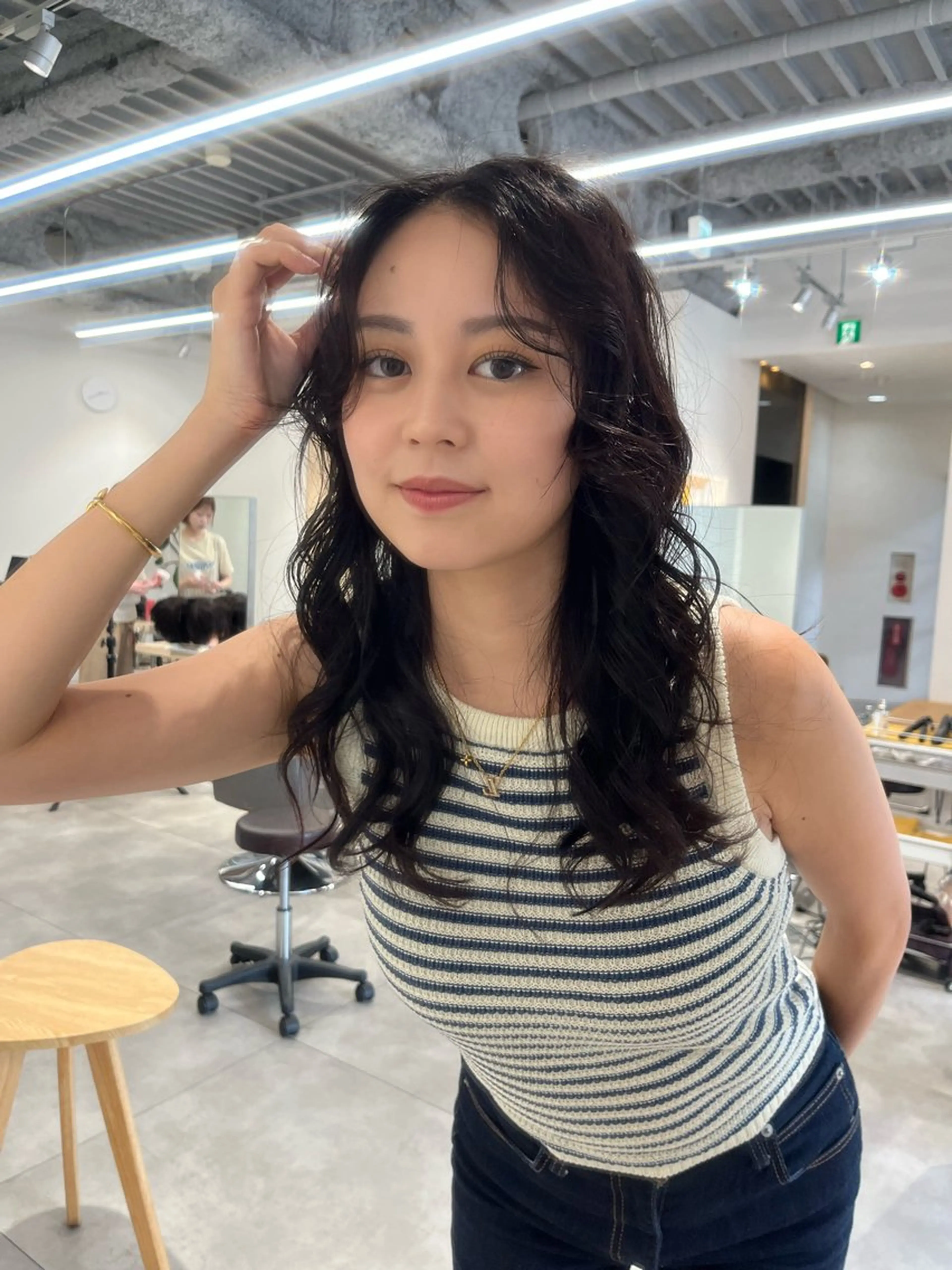 セミロング パーマ モモカ 🎀🫧のヘアスタイル