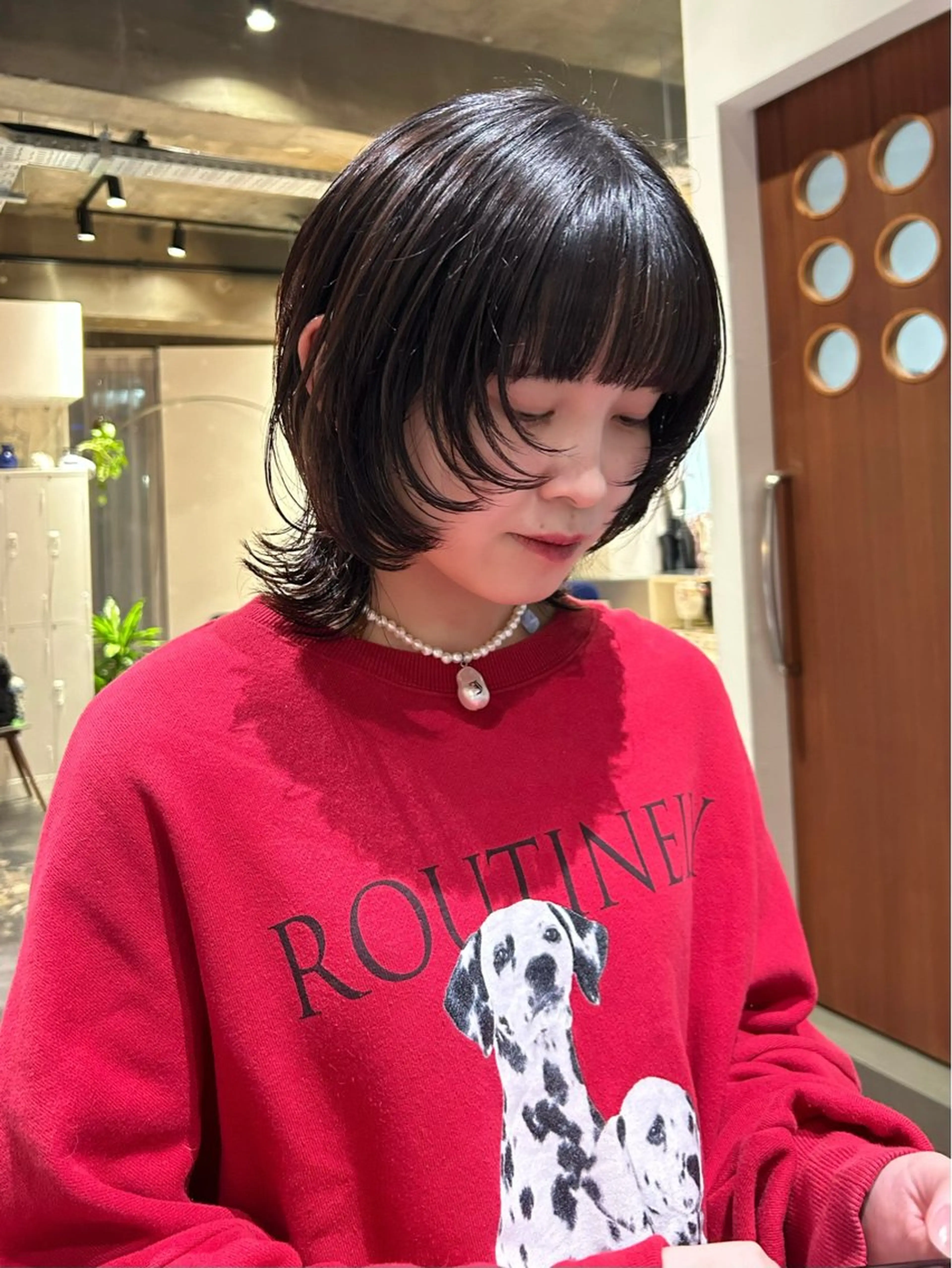 ミディアム Vibe所属・hanami パーマ/透明感カラーのヘアスタイル
