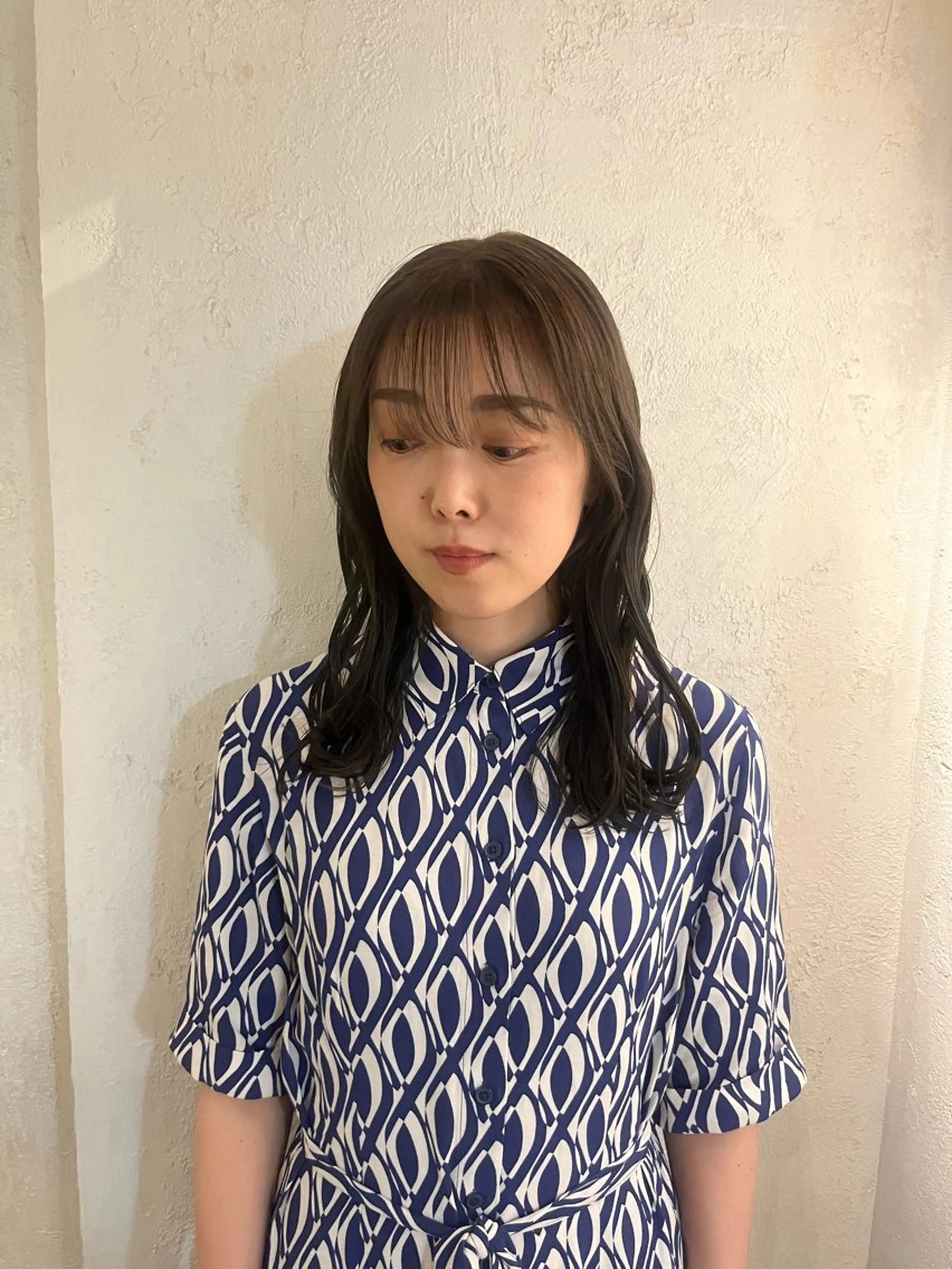 セミロング ヘアカラー eddie所属・Kanoe /モデル募集中のヘアスタイル