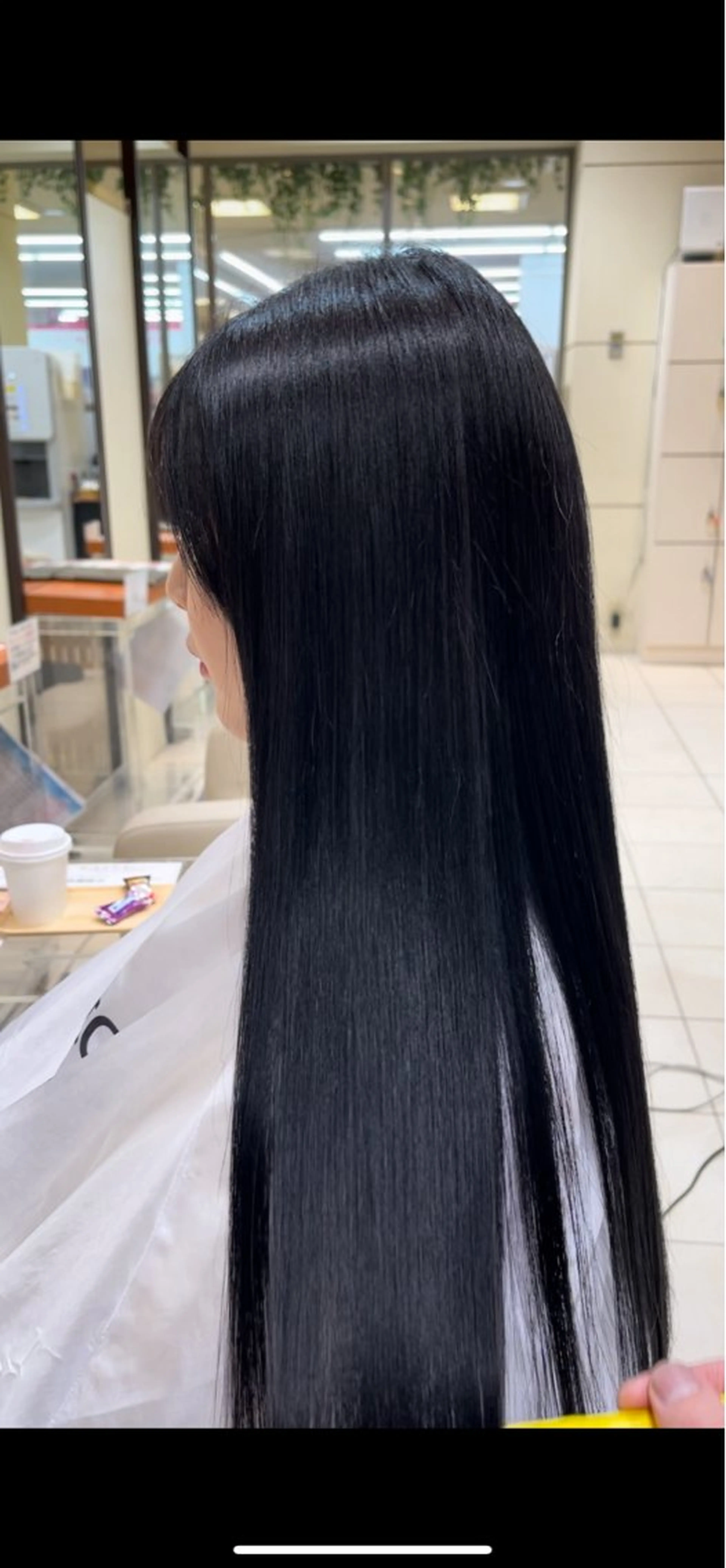 ロング 髪質改善 カット 縮毛矯正 トリートメント カネヒラ リョウスケのヘアスタイル