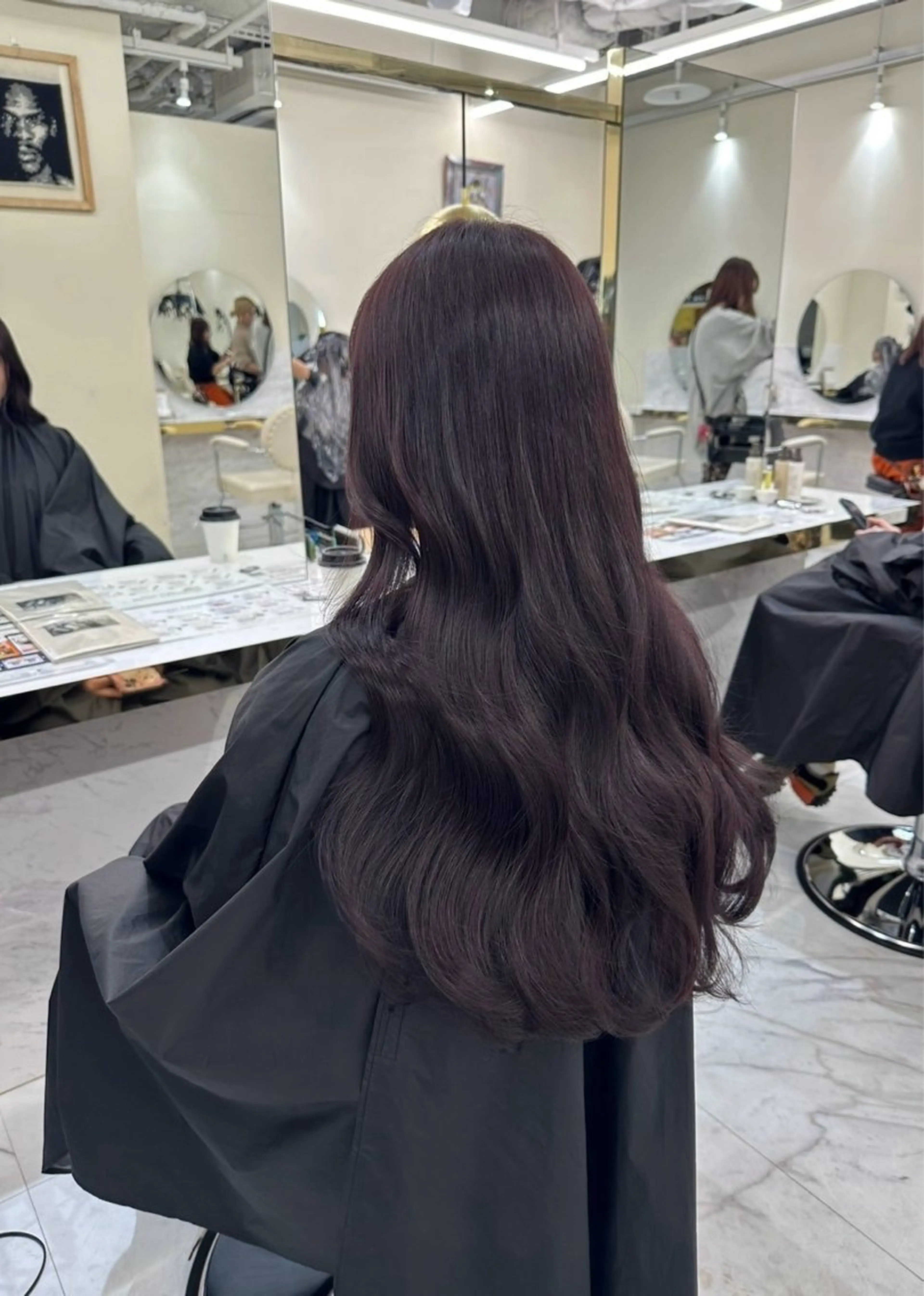 ロング カラー グレージュ ラベンダーカラー ラベンダーグレージュ ラベンダーグレー ヘアカラー 髪質改善🫧 カラー特化/Hinaのヘアスタイル