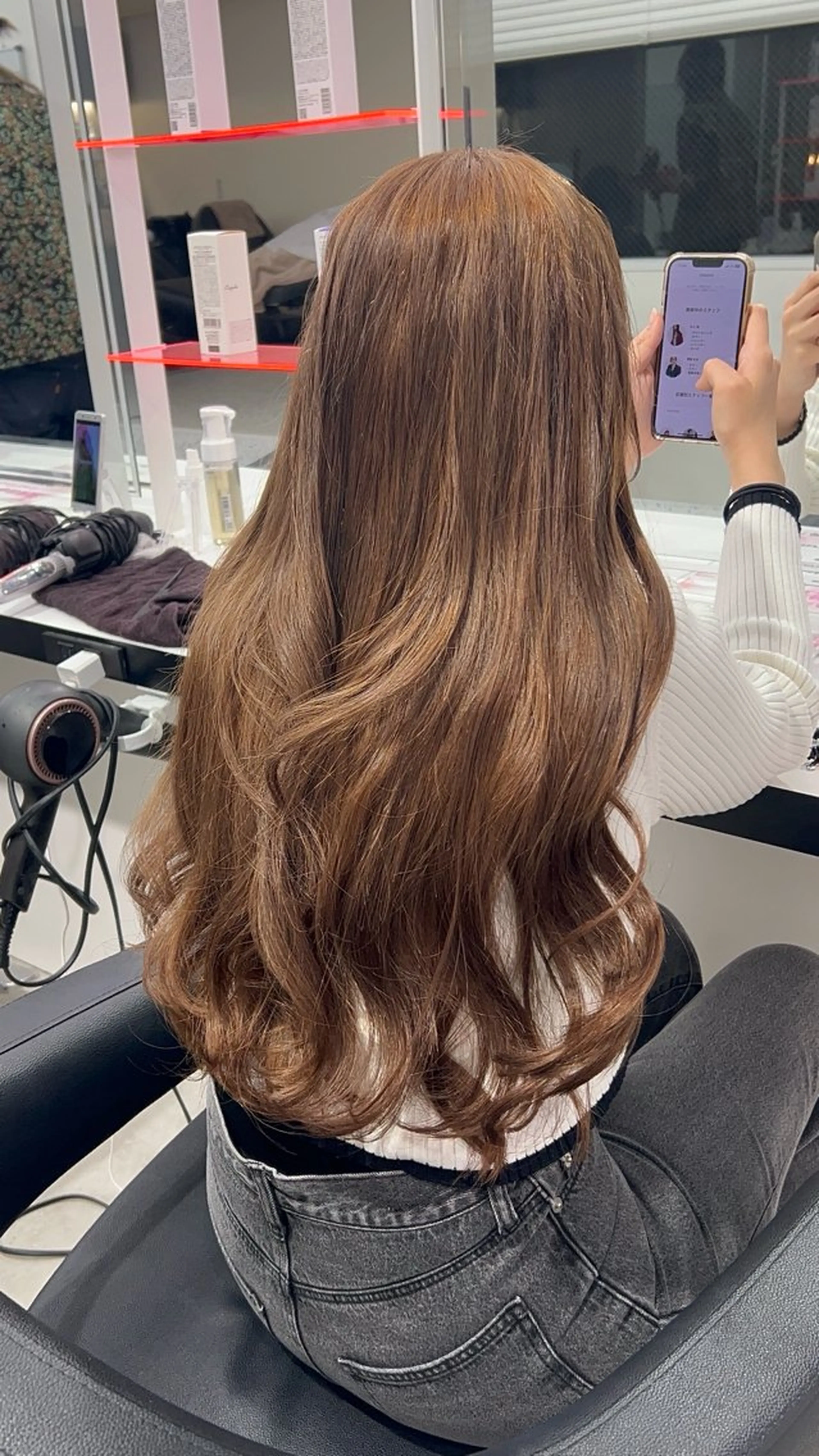 ロング カラー エフェクトブリーチ／ レイヤーカット／翔のヘアスタイル