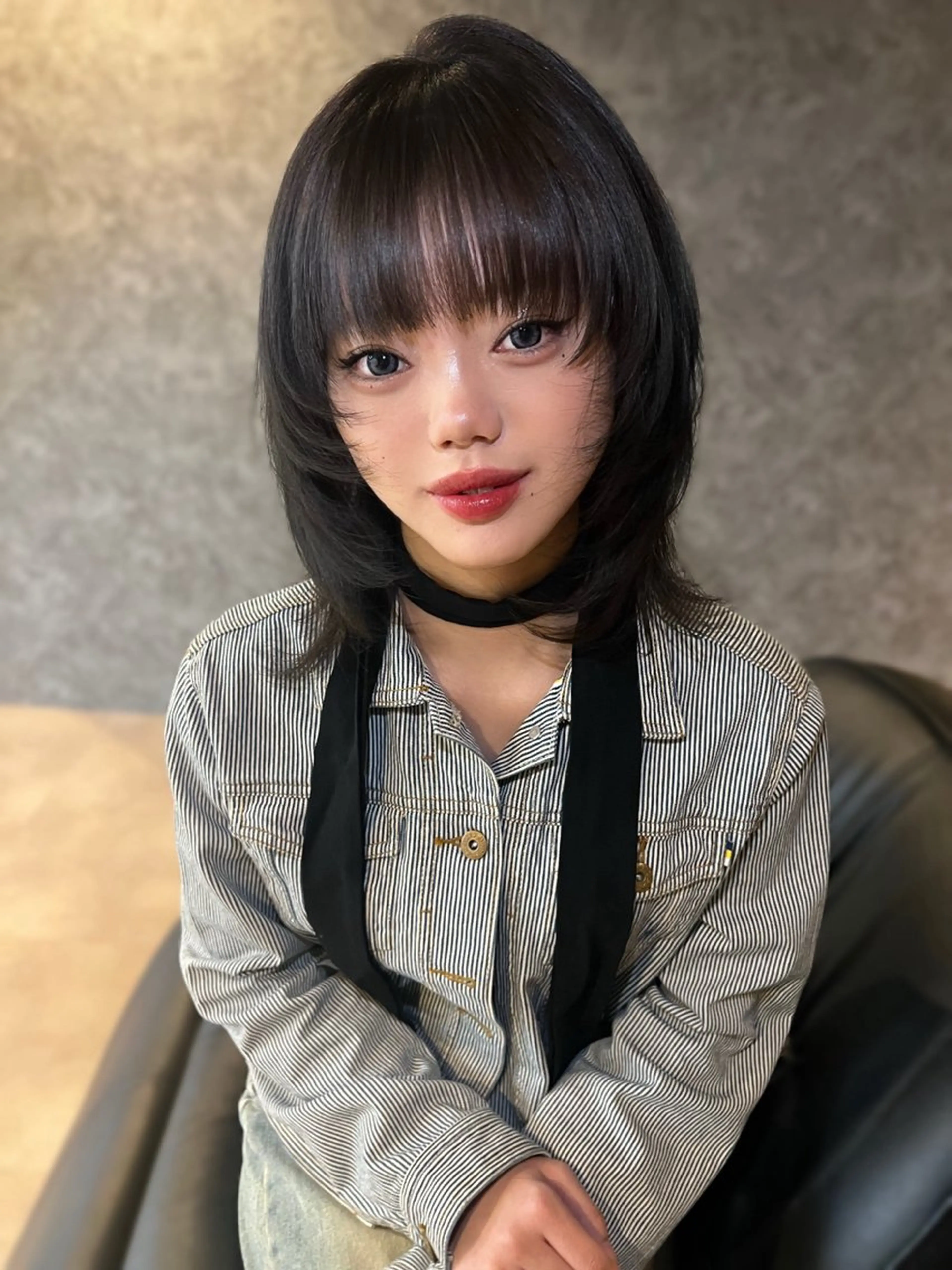 ミディアム カット トリートメント 小谷 梨奈のヘアスタイル