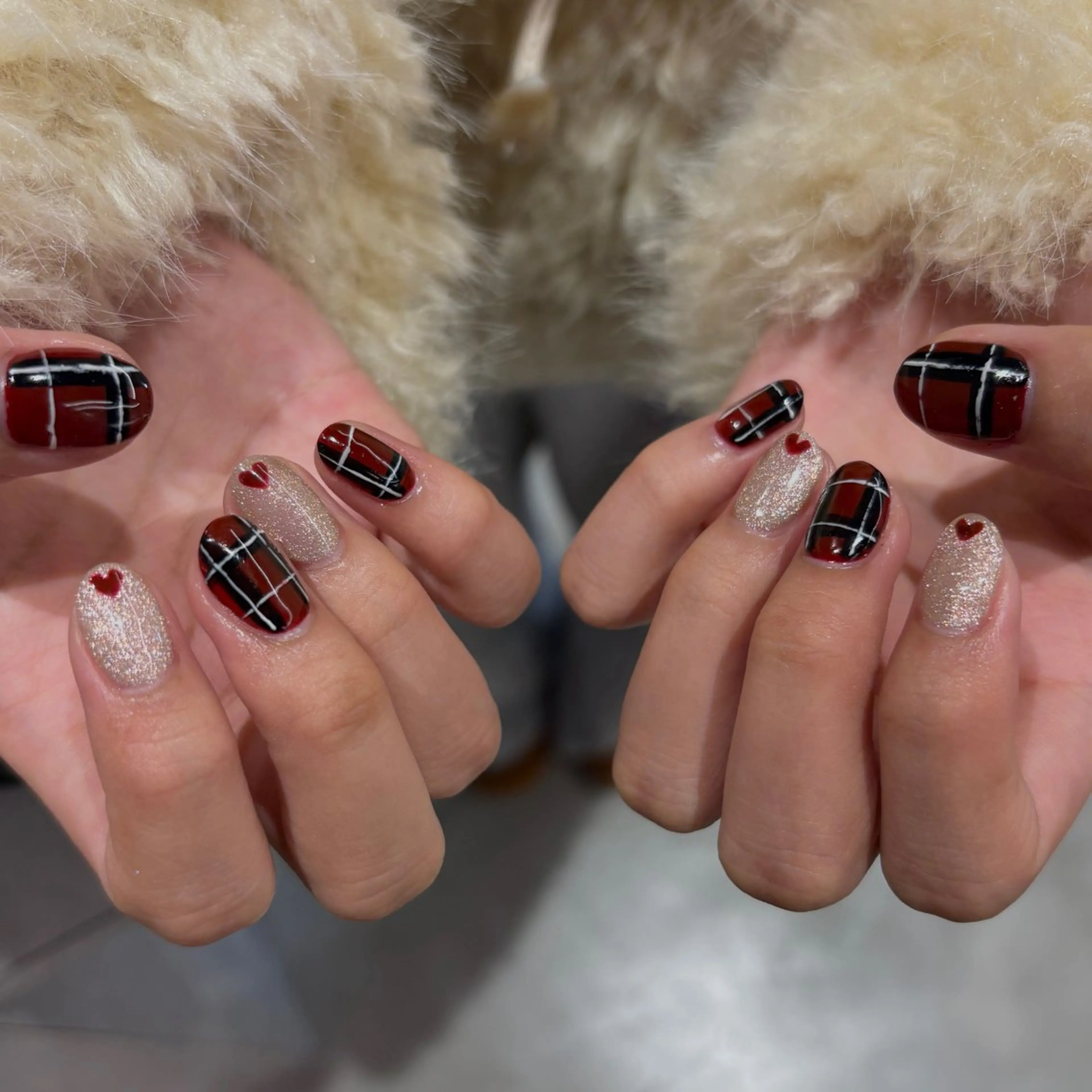 ネイル ハンドネイル YURIN 𓈒ㅤׂ 𝜗𝜚のネイルデザイン