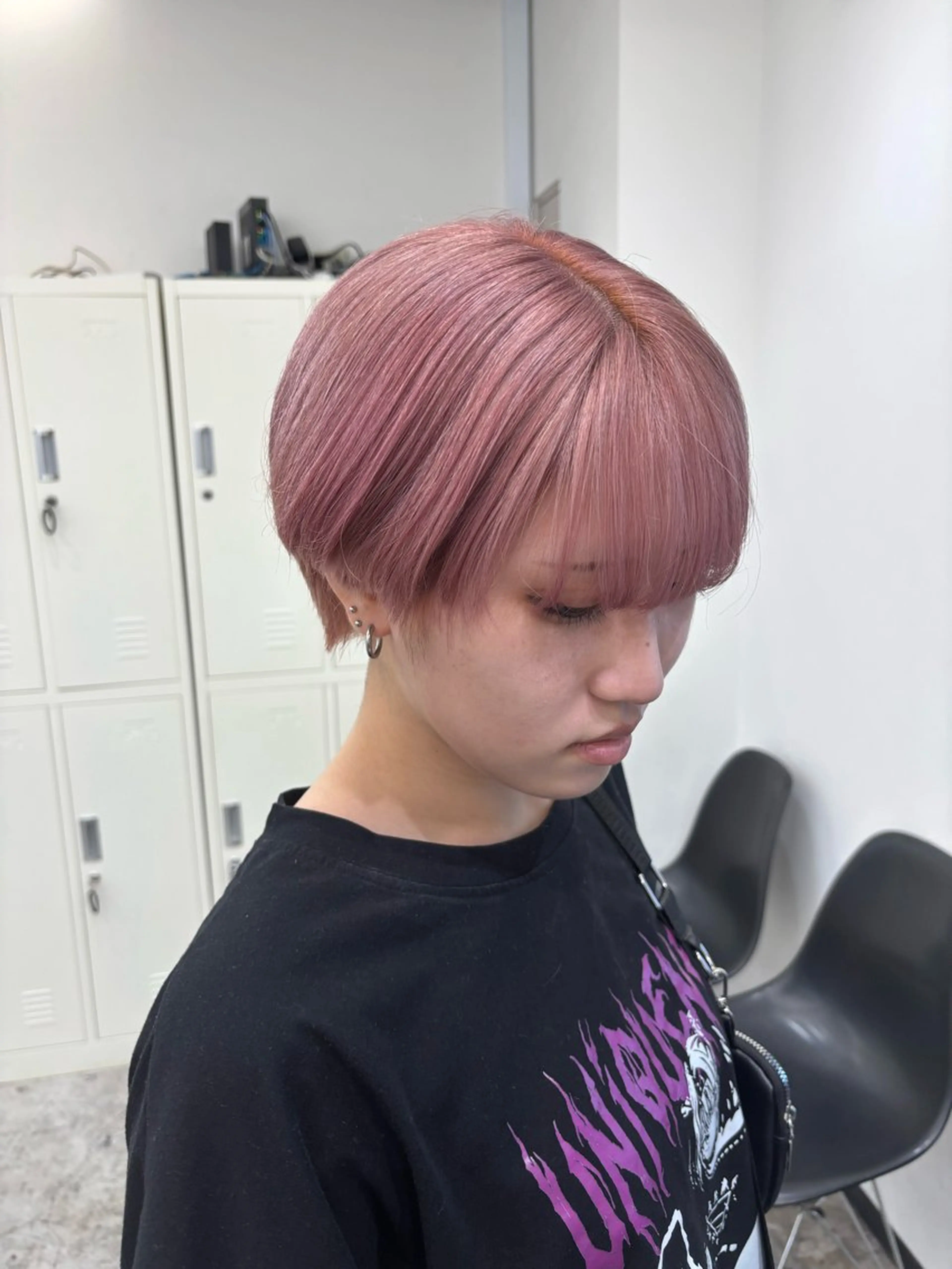 ロング カラー ブリーチ ブロンド ケアブリーチ ダブルカラー イヤリングカラー ヘアカラー ✨カット1100円/ Yudai✨のヘアスタイル