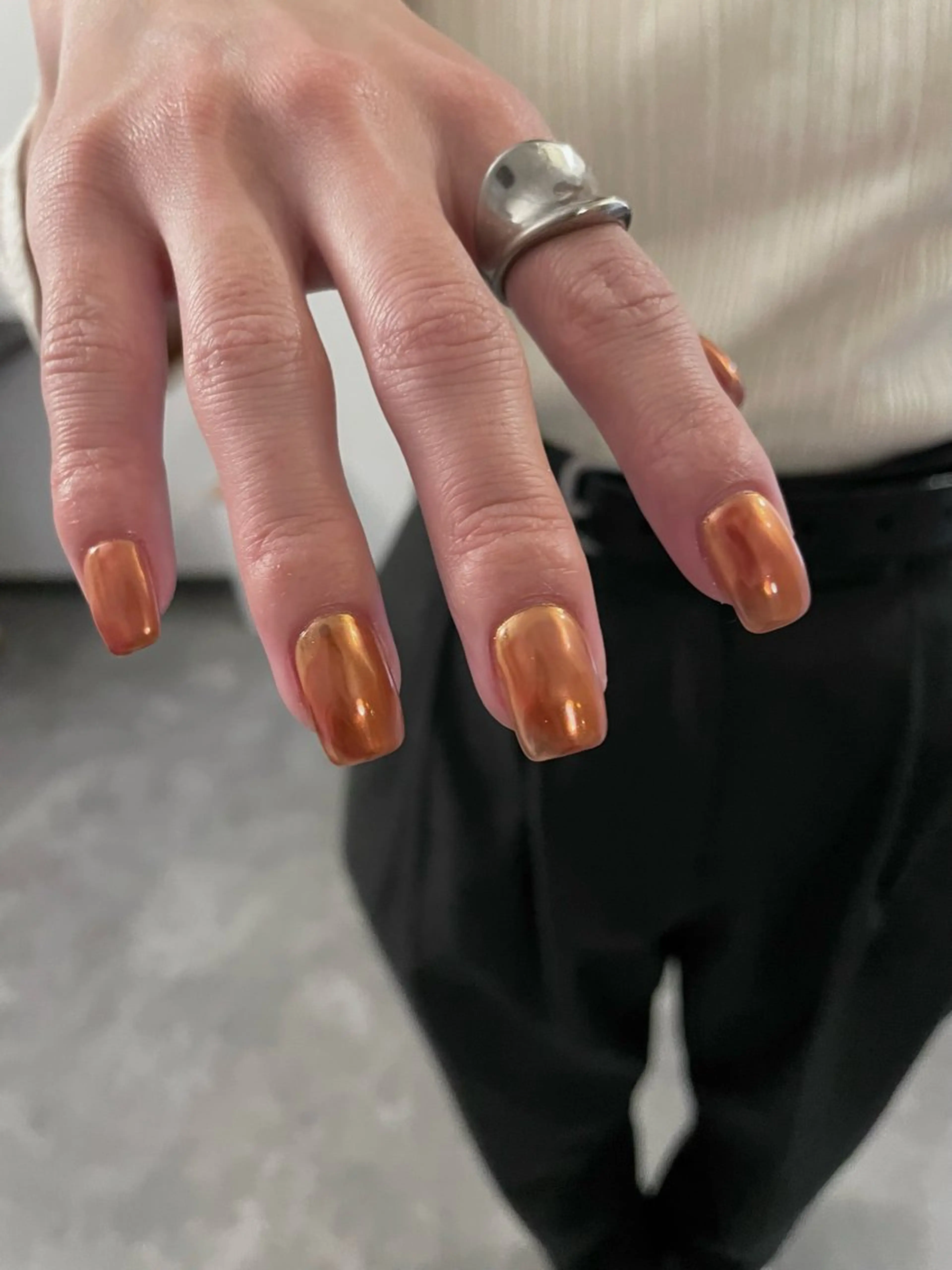 ネイル ミラーネイル ハンドネイル roof nailのネイルデザイン