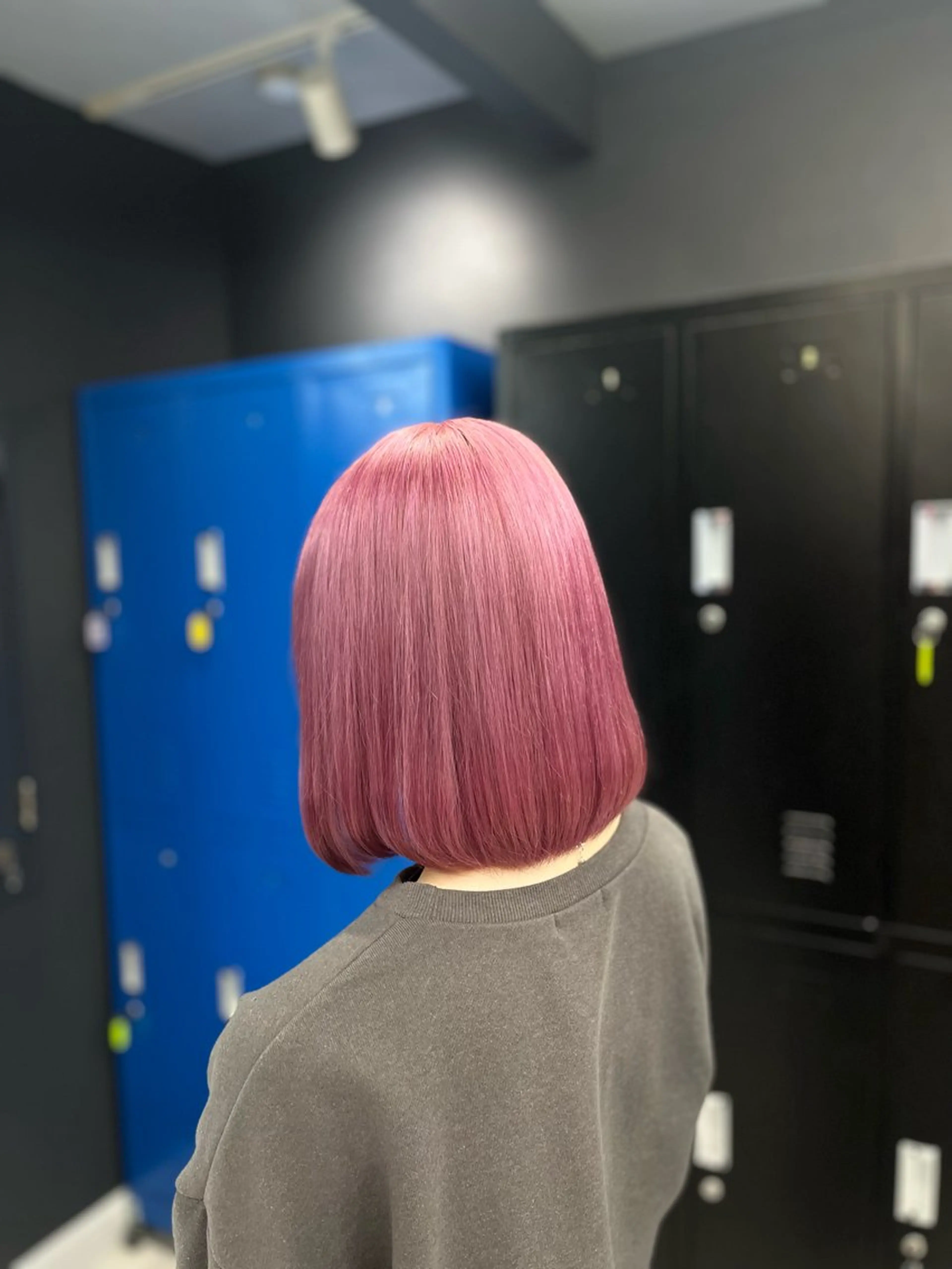 ミディアム カラー ラベンダーカラー ピンクカラー ピンクラベンダー ヘアカラー トリートメント White梅田  ／ COCOのヘアスタイル