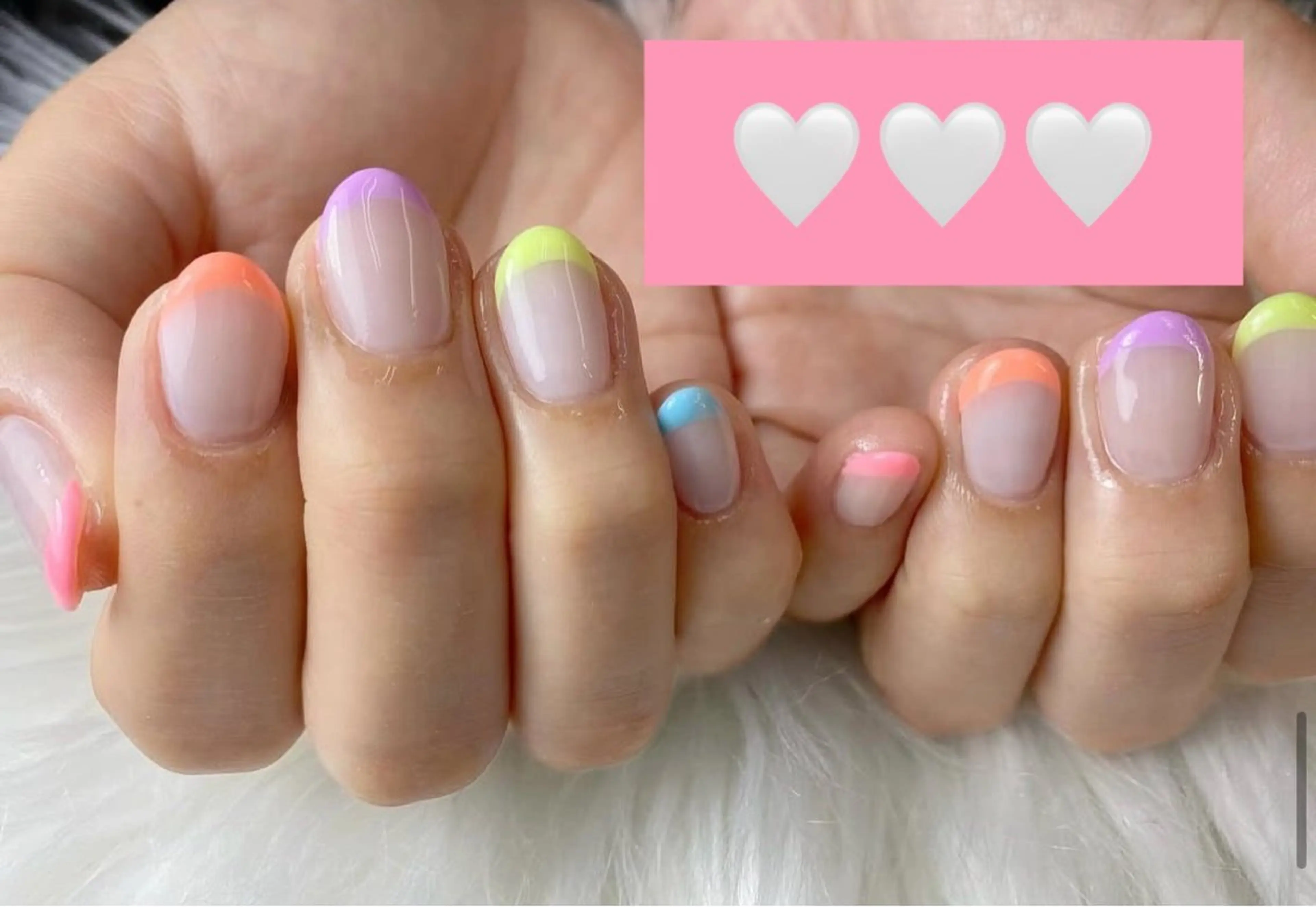 ネイル フレンチネイル 桐生🦄 (日本人です♡)のネイルデザイン