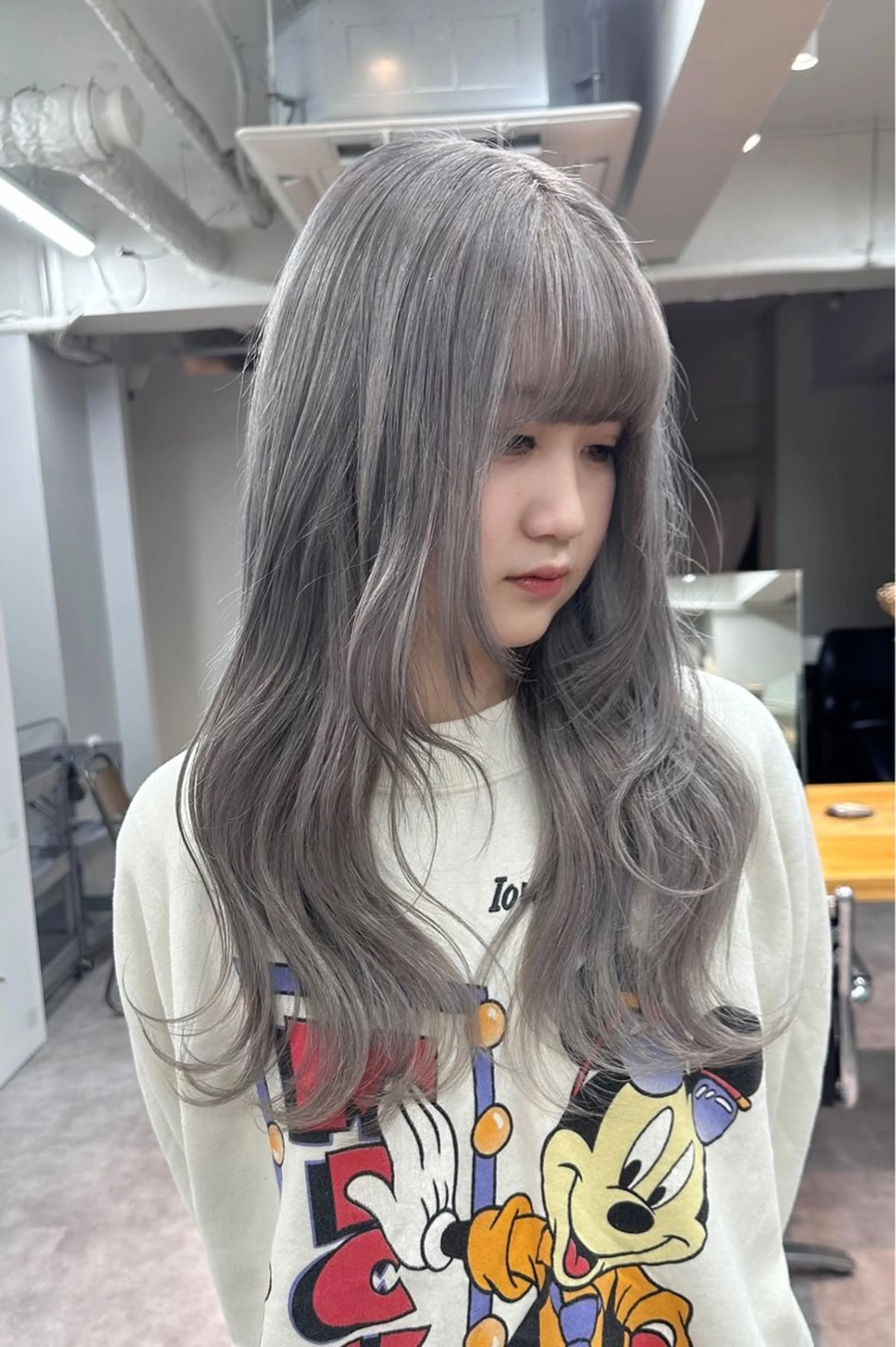 ロング ミルクティーベージュ 💫HARUTOのヘアスタイル