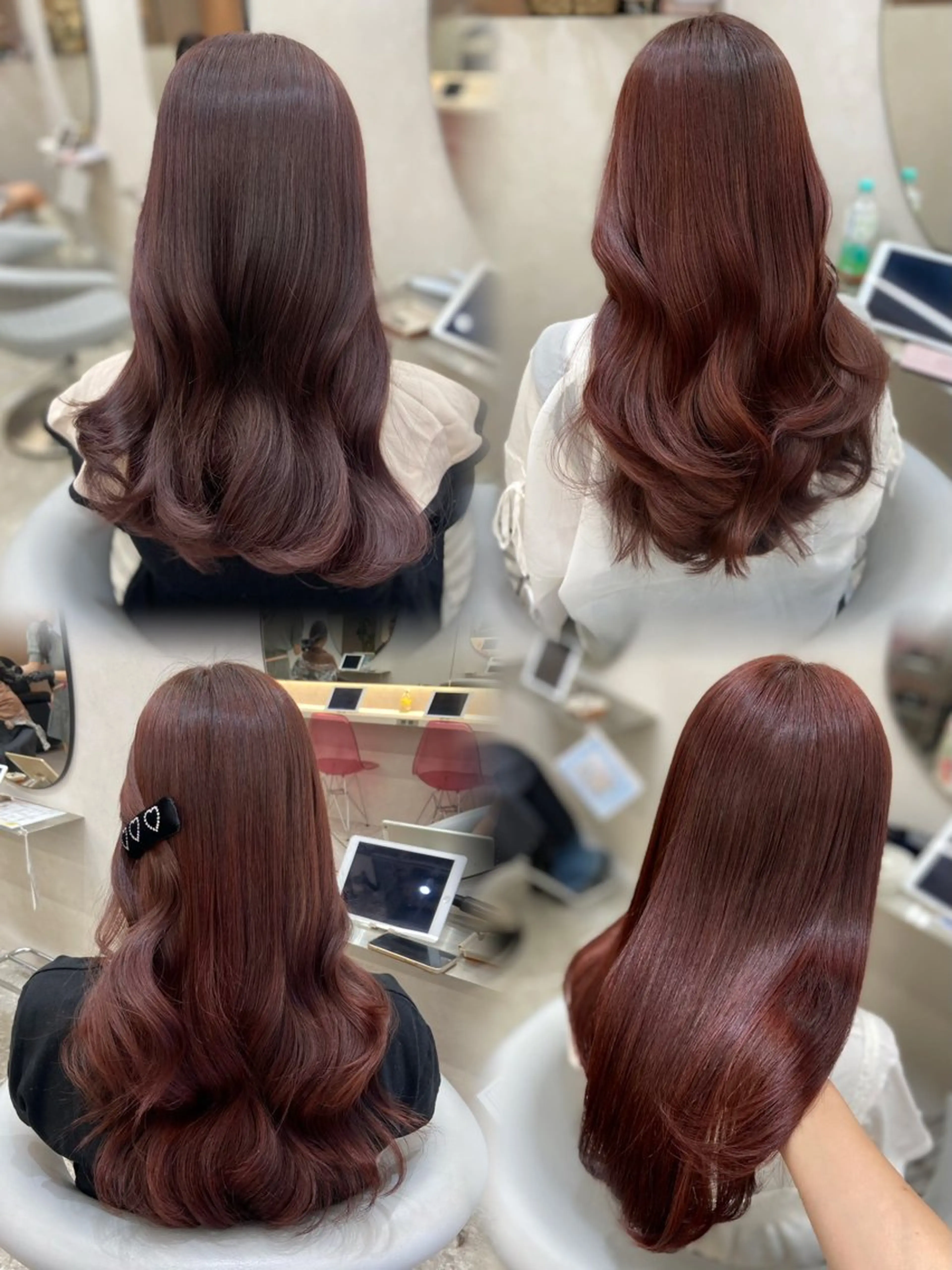 ロング カラー 新宿/韓国ヘア 中明度カラー/かやのヘアスタイル