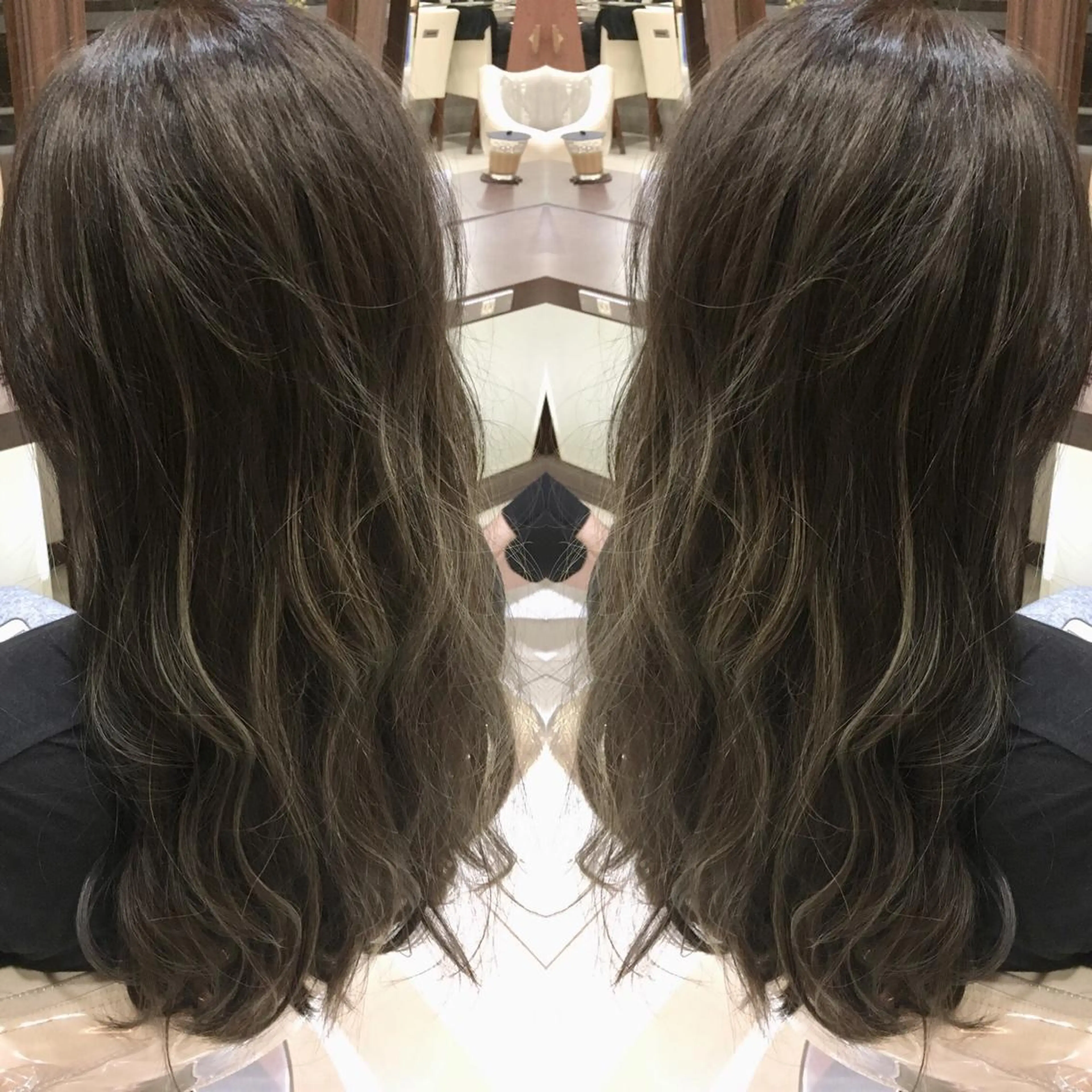 ロング カラー 寺内 紳悟のヘアスタイル