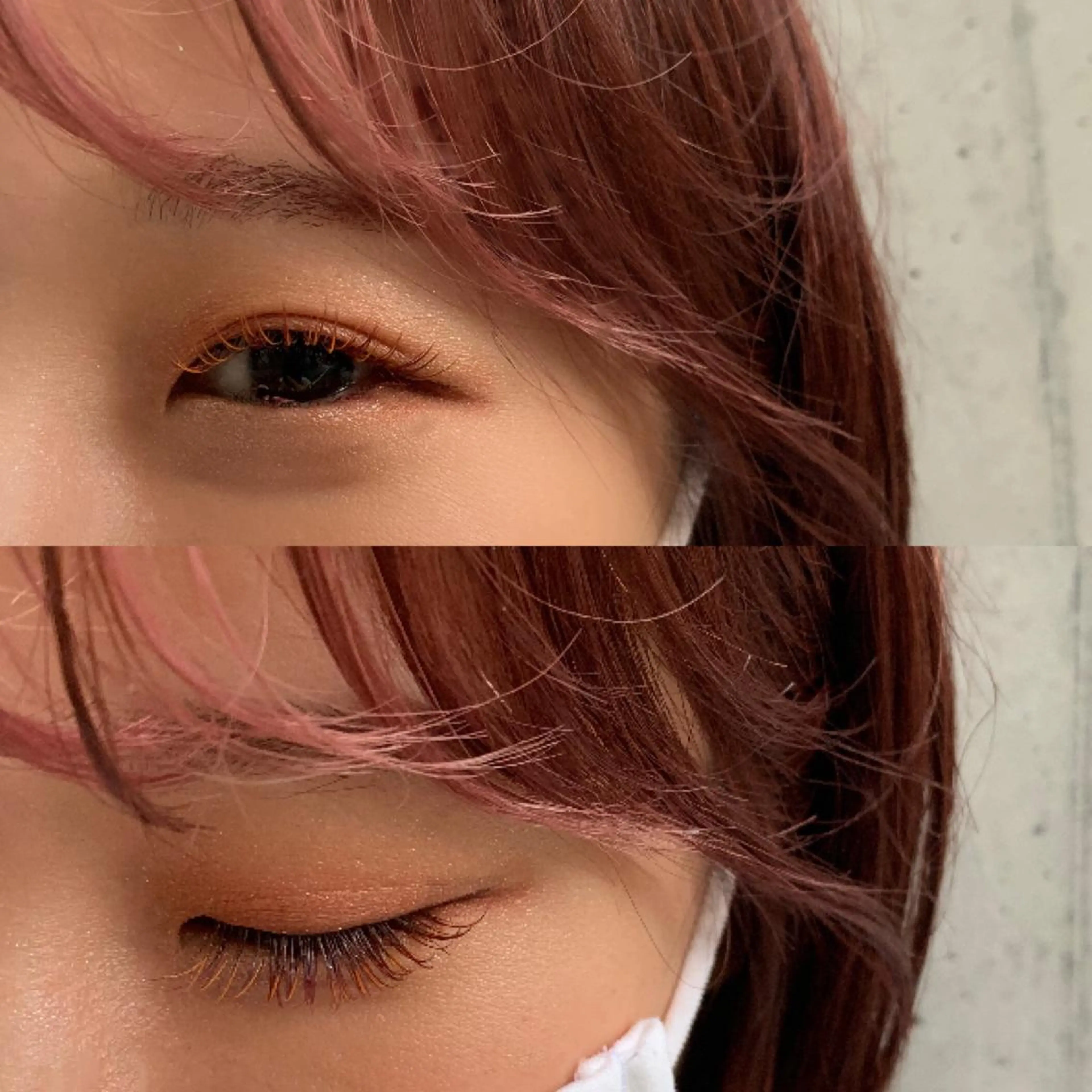 マツエク・マツパ カラーマツエク キュート Dress梅田 / 芦田のマツエク・マツパデザイン