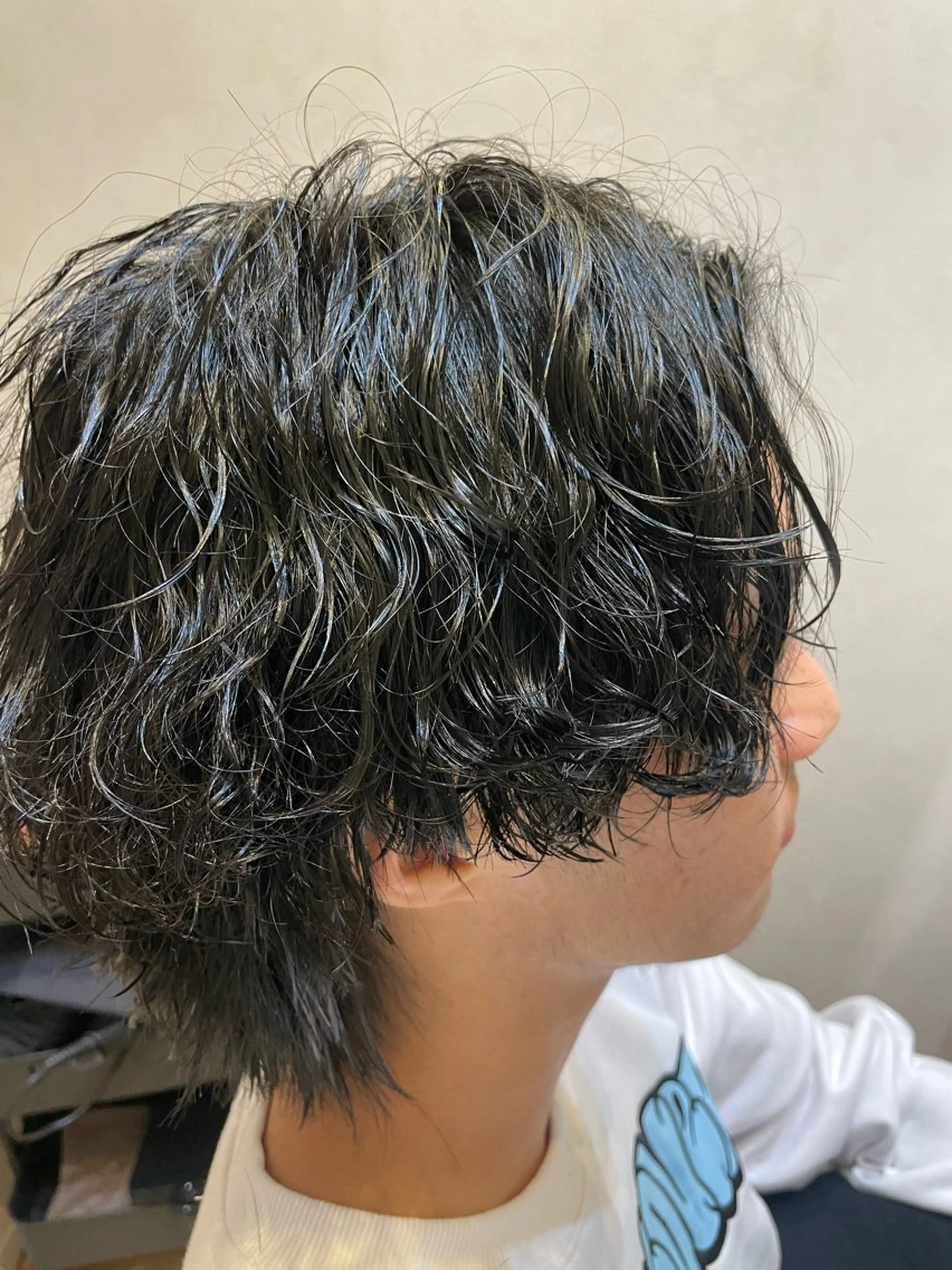 ミディアム パーマ PANOL 秀島のヘアスタイル