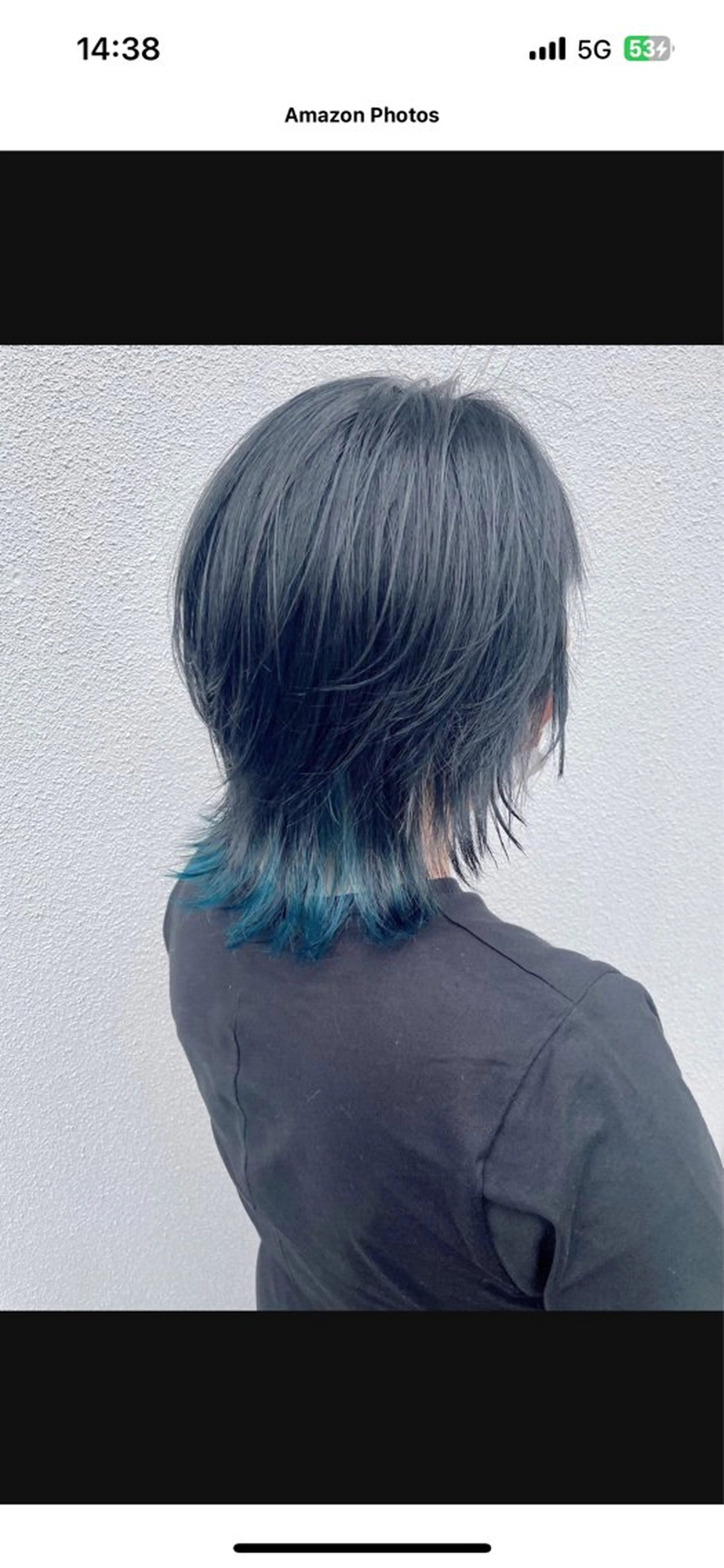ミディアム カラー ブルーカラー カット ヘアカラー ✨艶髪職人艶カラー✨ 中本輝人のヘアスタイル