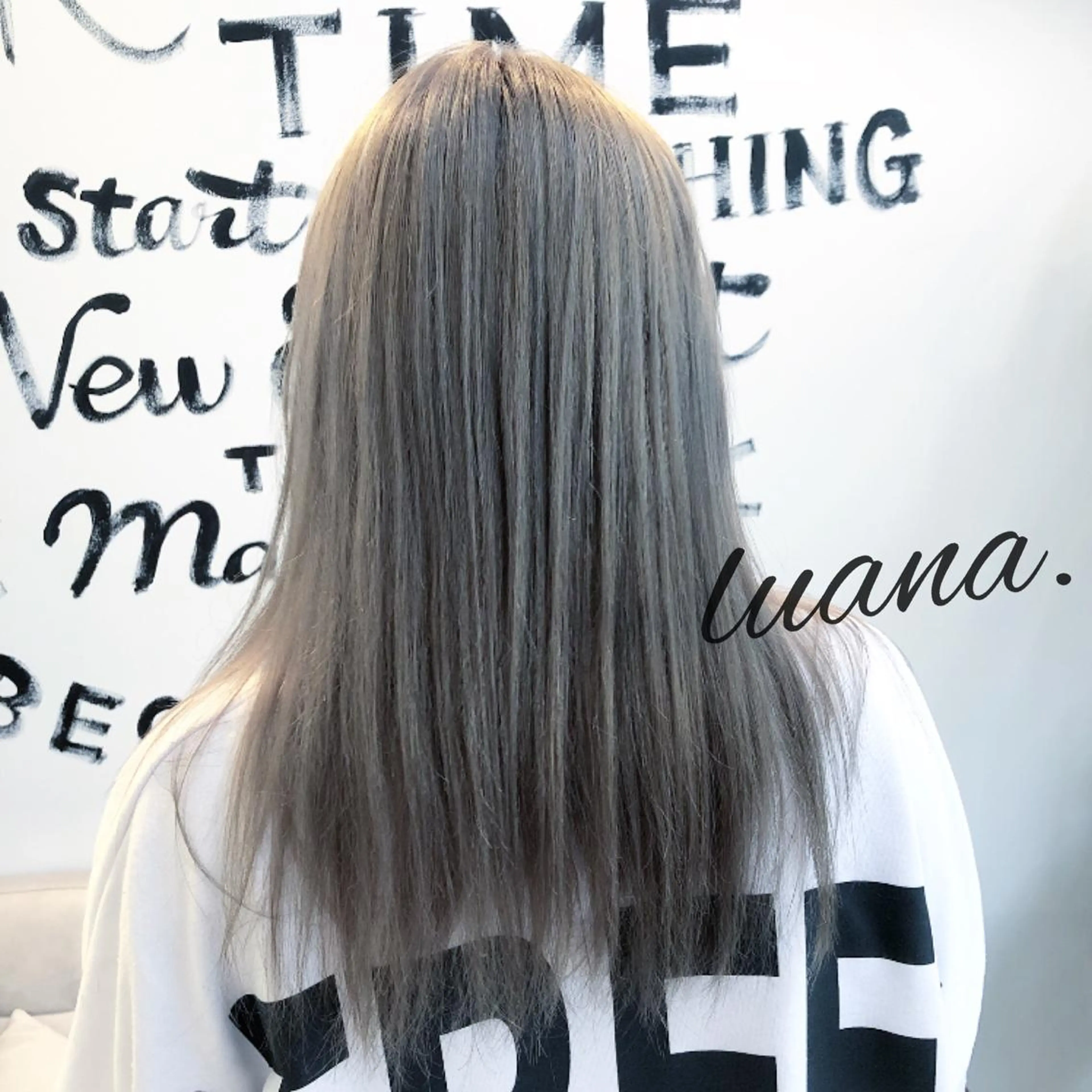 セミロング カット ヘアカラー トリートメント エクステ エクステ・髪質改善・ ブリーチ・吉田大介のヘアスタイル