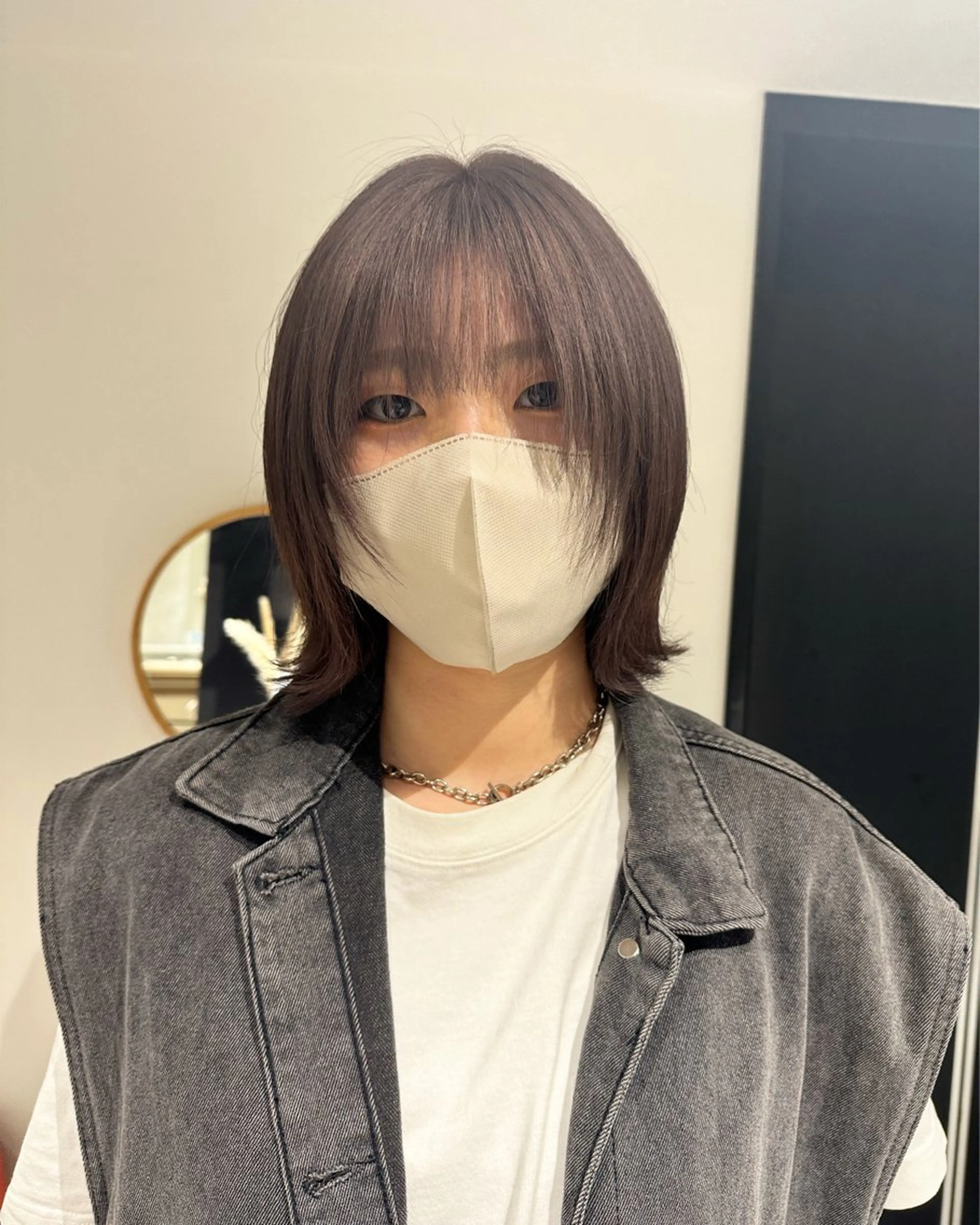 ショート カラー ヘアカラー Maria 梅田デザインカラーのヘアスタイル