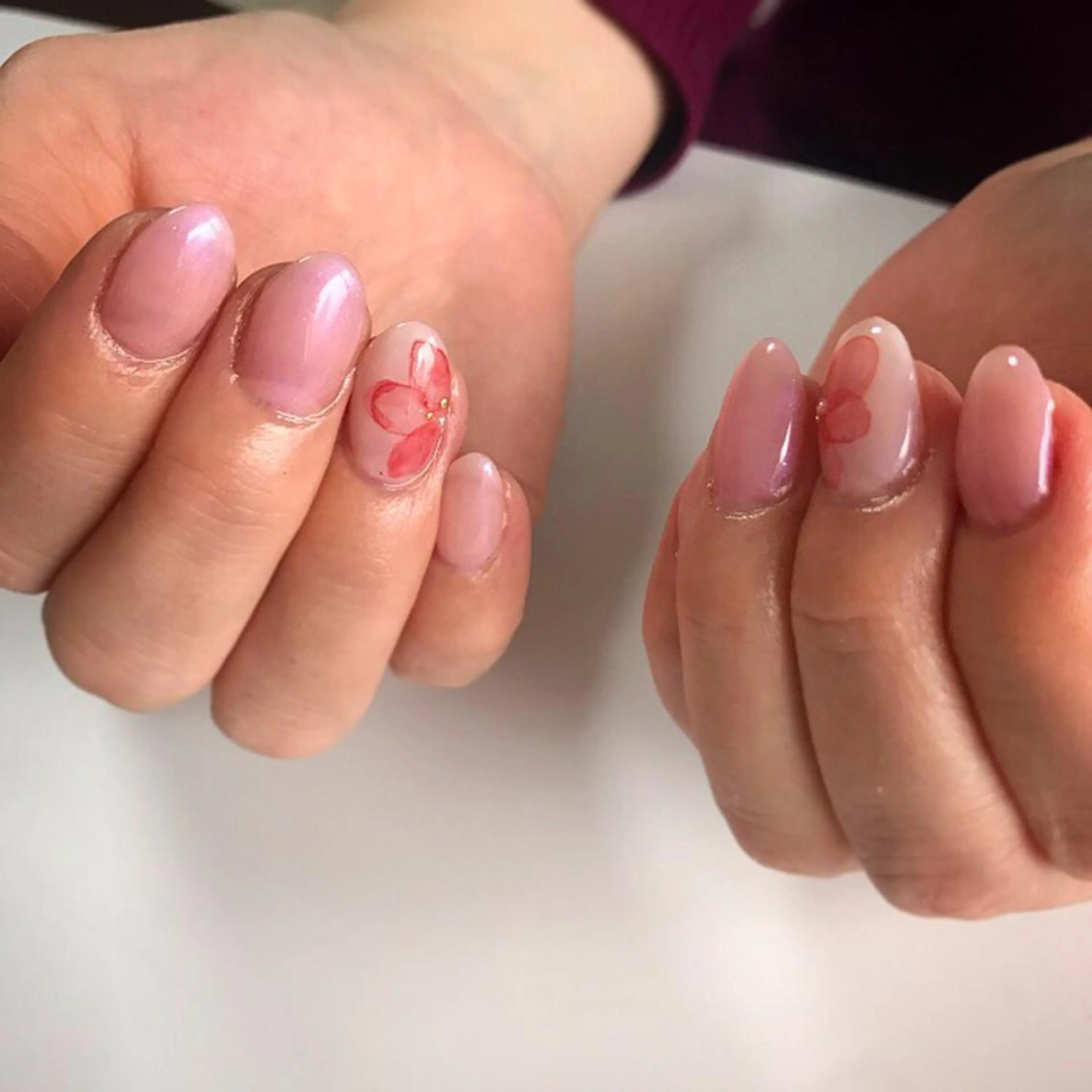 ネイル アートネイル フラワーネイル 《カメレオン》 西田美輝のその他イメージ