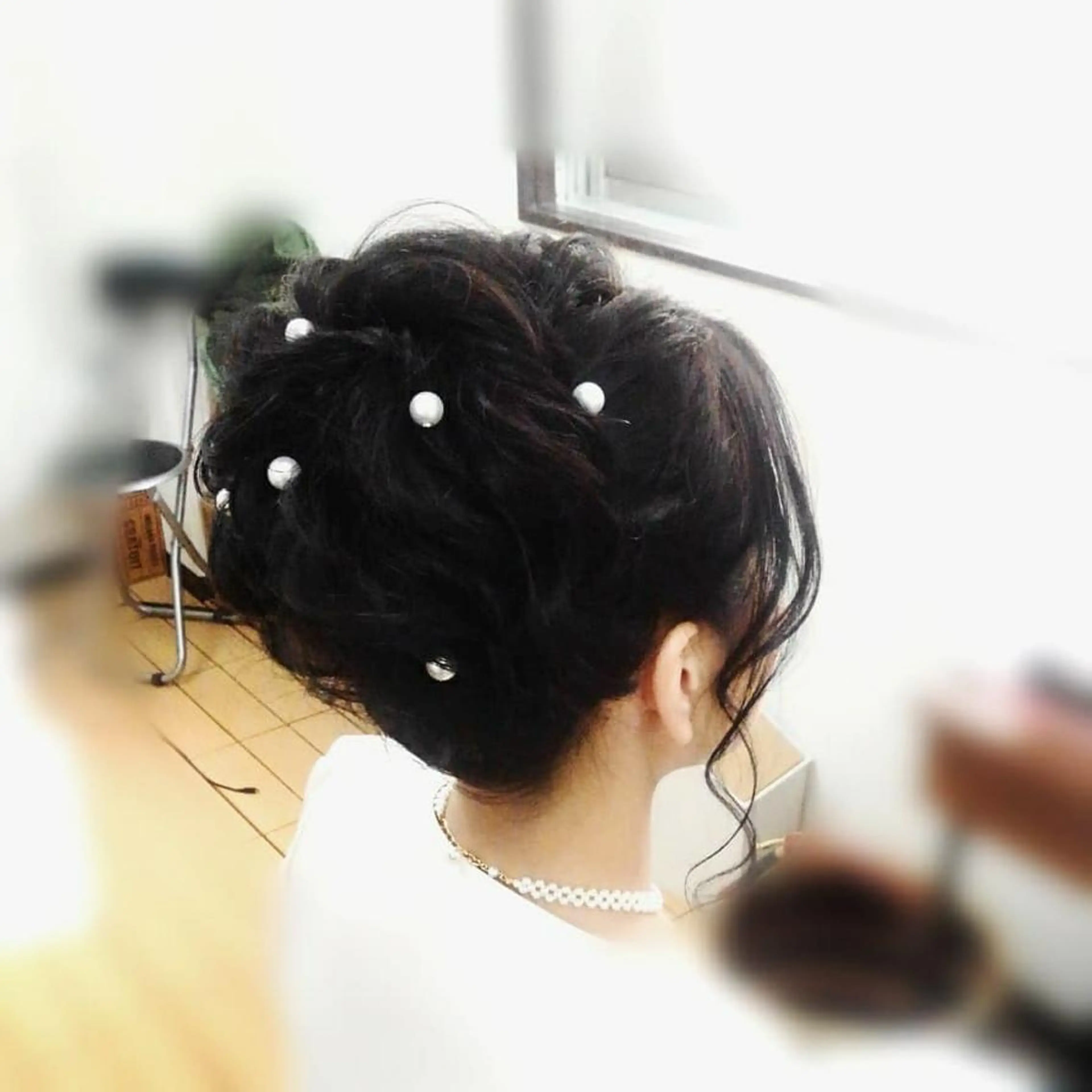 セミロング ヘアアレンジ Hair&Make  Delight*のヘアスタイル