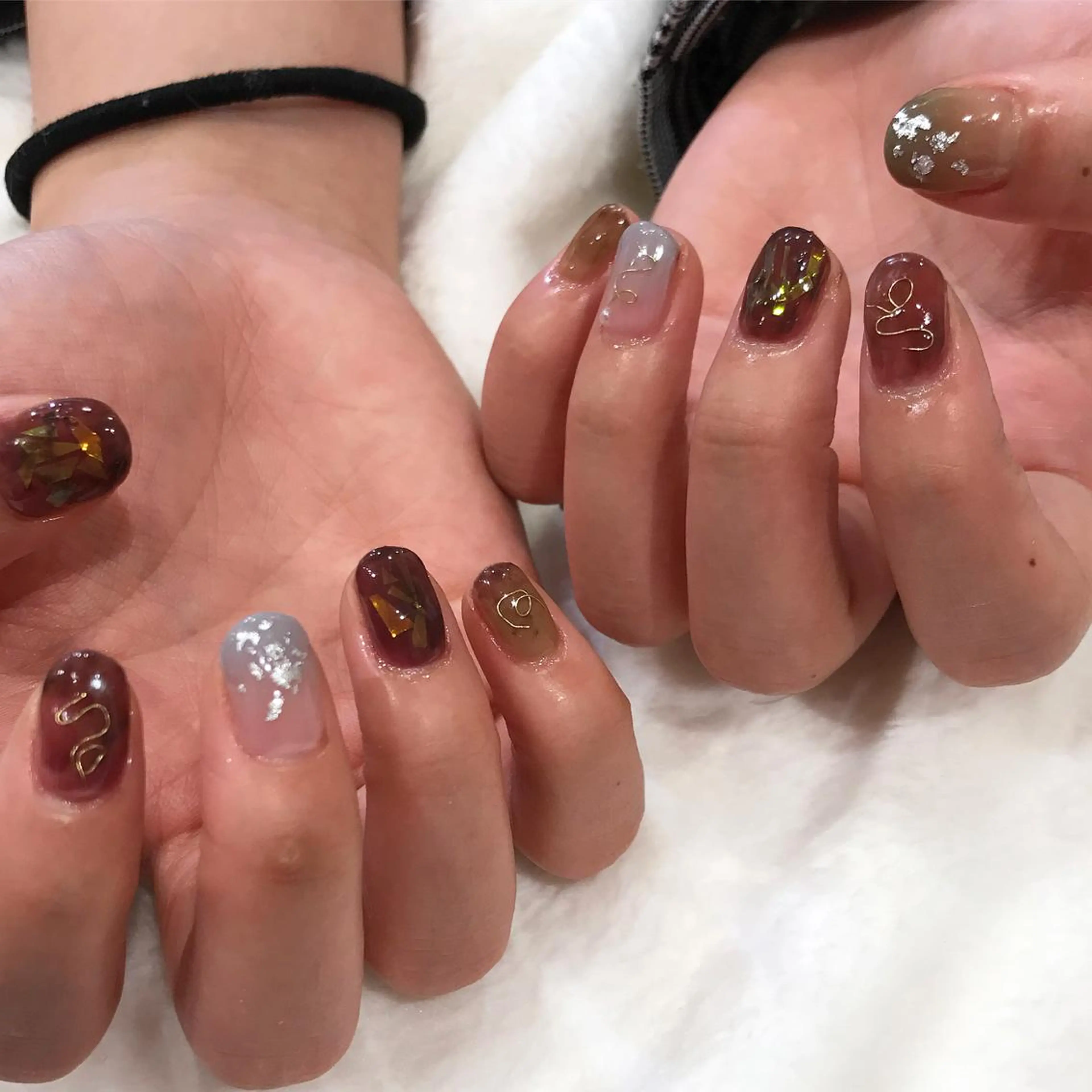 ネイル ニュアンスネイル nail&eyelash amor所属・nail amorのネイルデザイン
