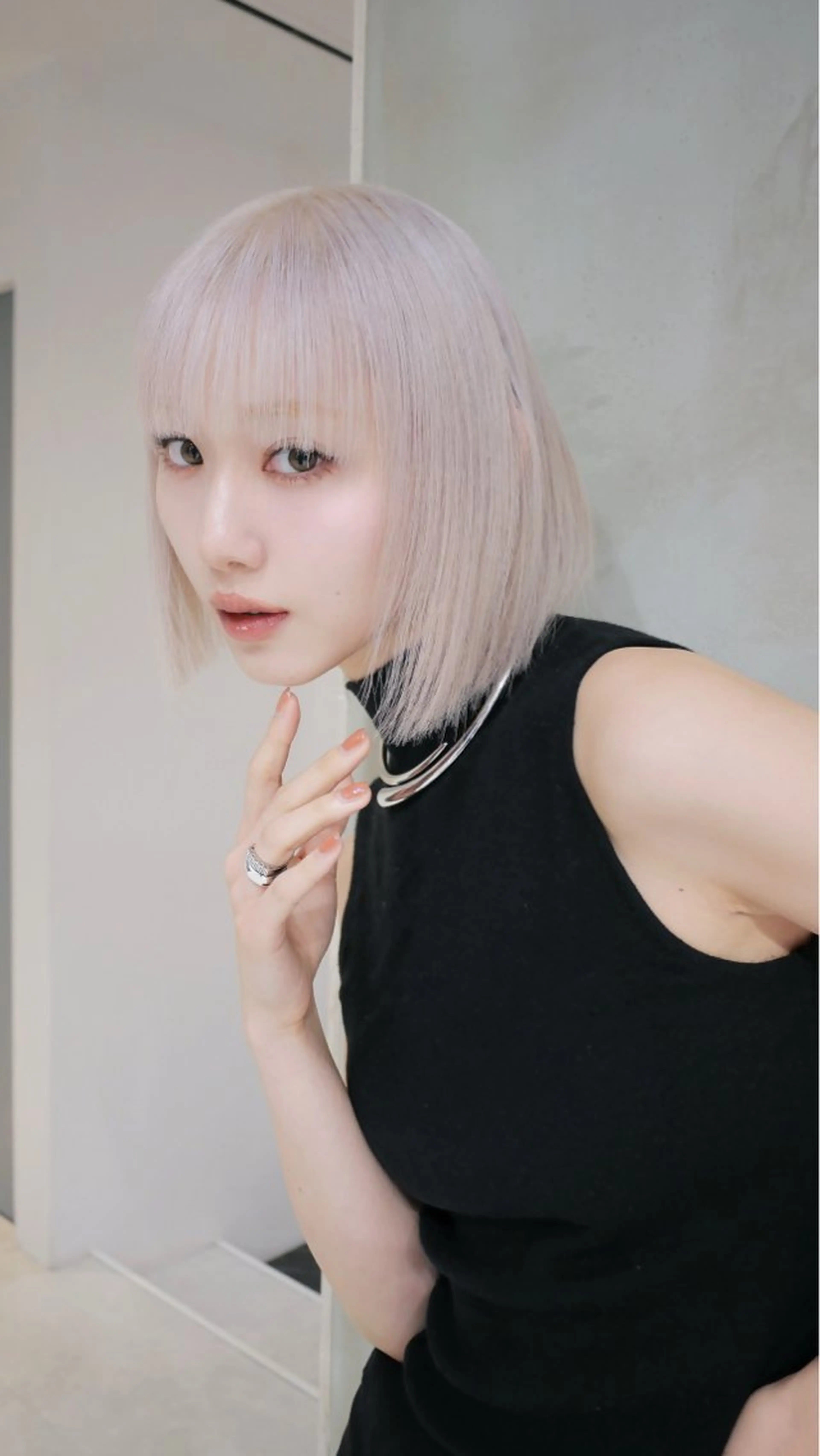 ショート カット ヘアカラー トリートメント ハイトーン♡ブリーチ ♡エクステ♡nanaのヘアスタイル
