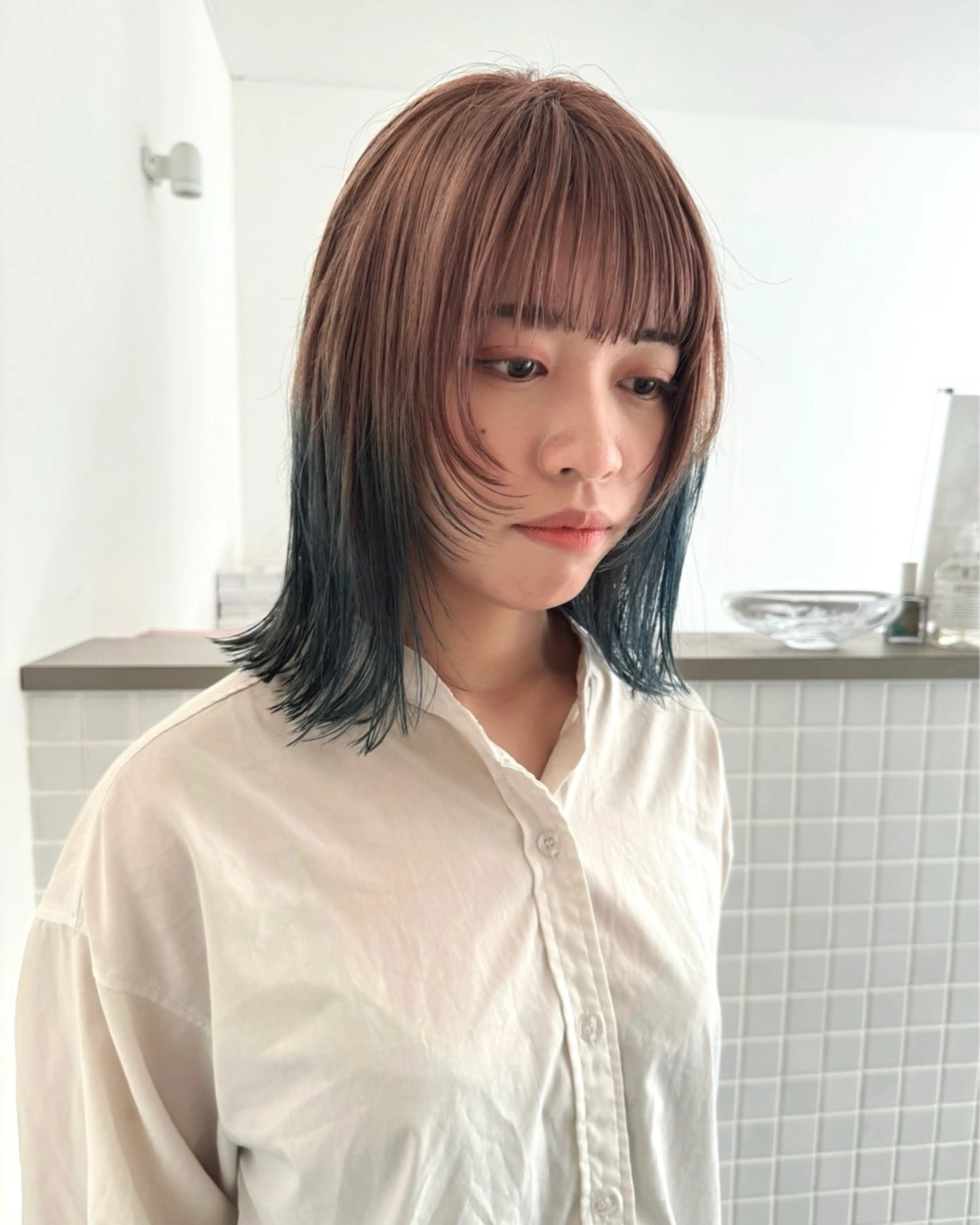 ショート カラー カット ヘアカラー トリートメント ブリーチ/似合わせ Kaito🦕/栄のヘアスタイル