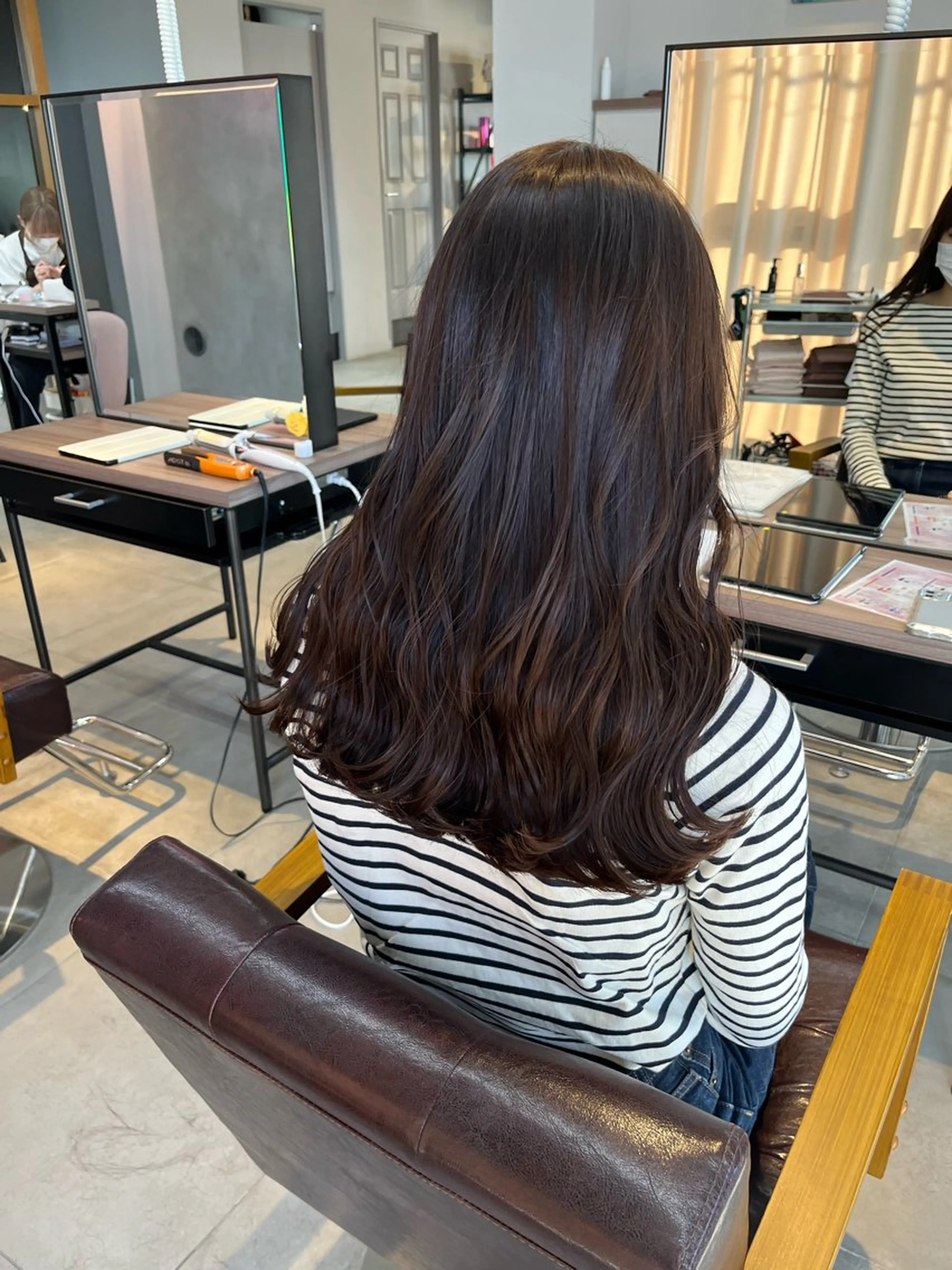 ロング カット ヘアカラー トリートメント 堀江あかり🌟ボブ/ ハイライト/似合わせのヘアスタイル