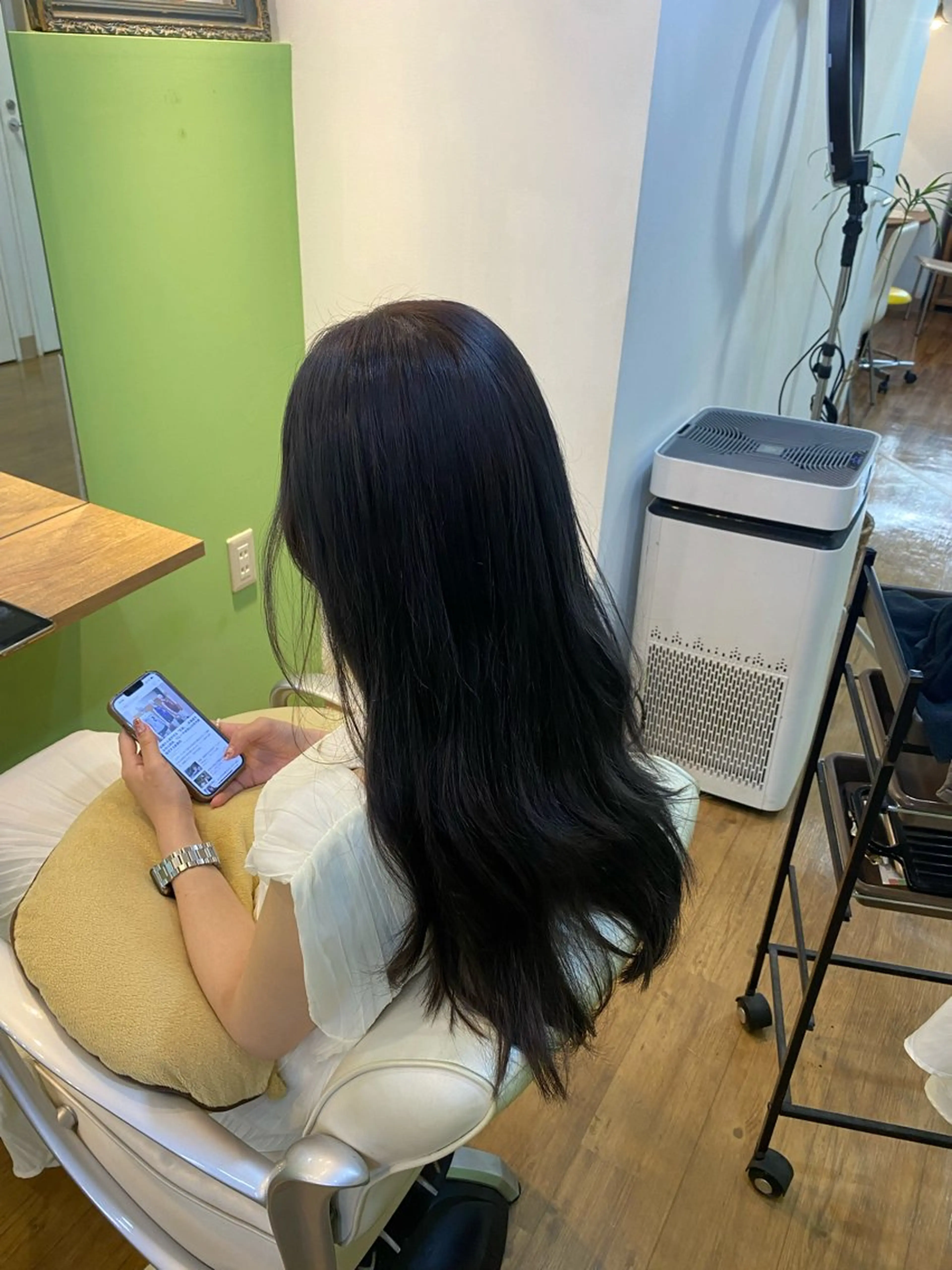 ロング カラー ヘアアレンジ メンズ特化 エシカル　松原大将のヘアスタイル