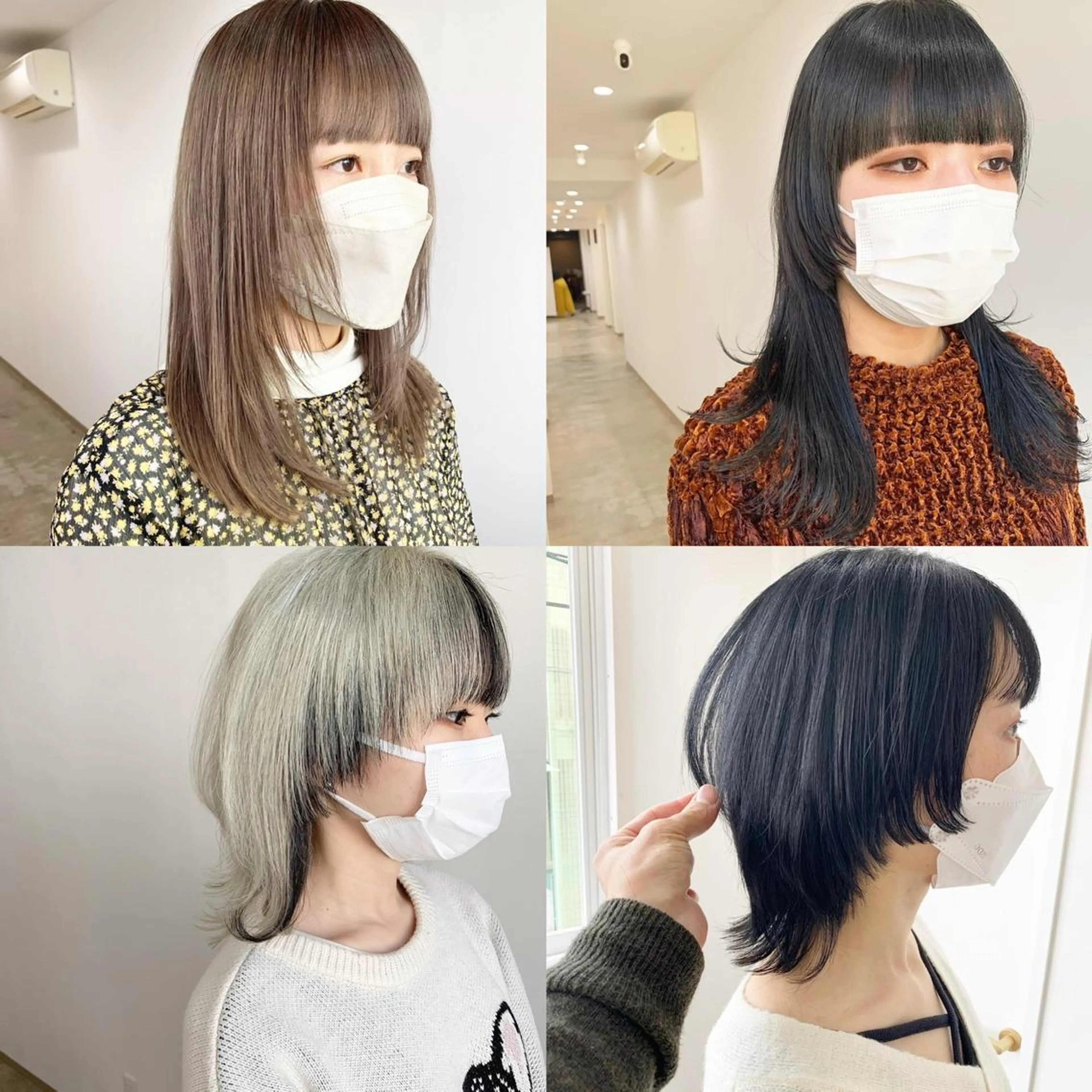 セミロング ウルフカット ショート&ボブ井上 菜樹のヘアスタイル