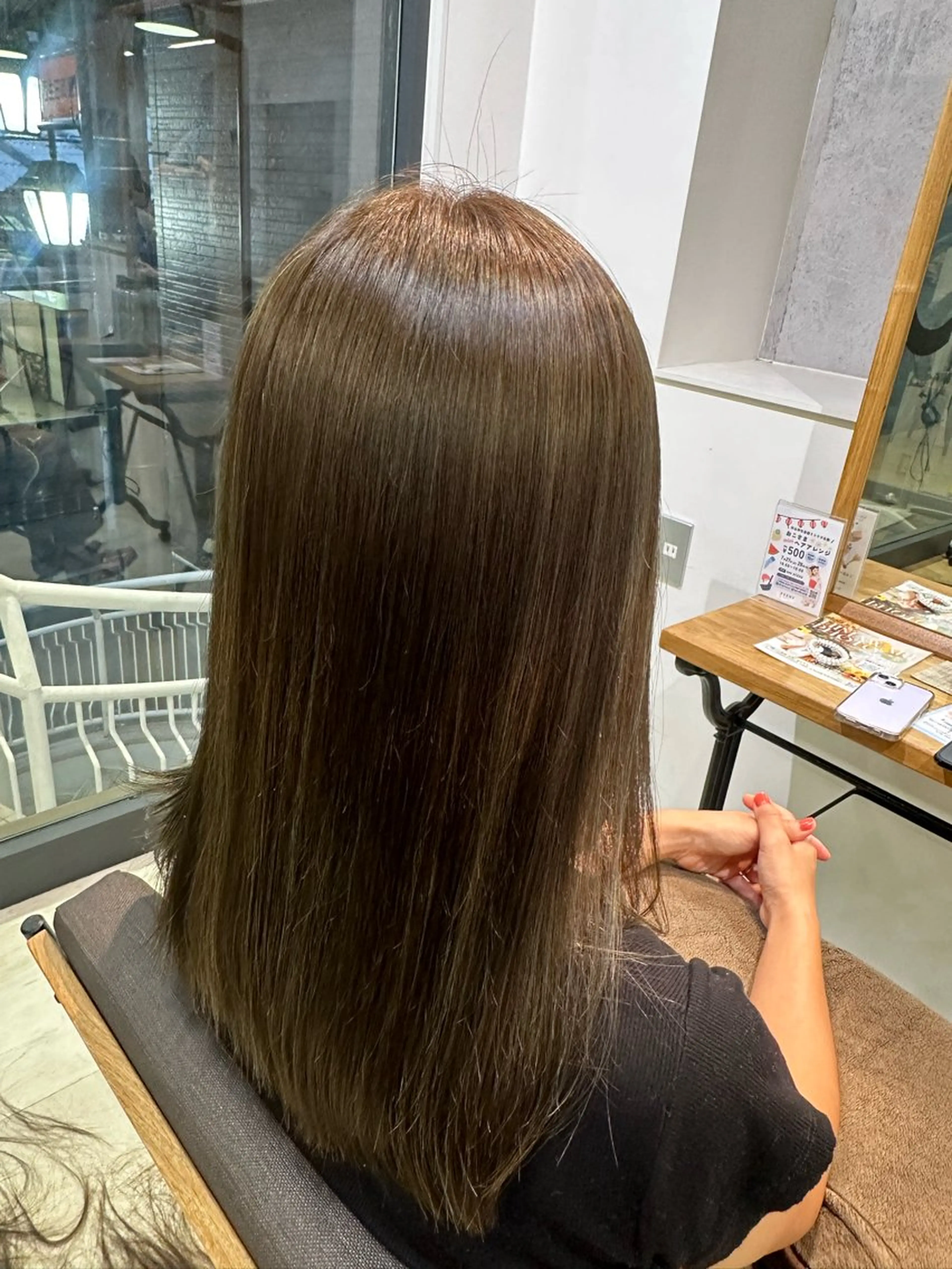 【🧚♀️お手入れ楽々🧚♂️】縮毛矯正(部分縮毛可)の写真