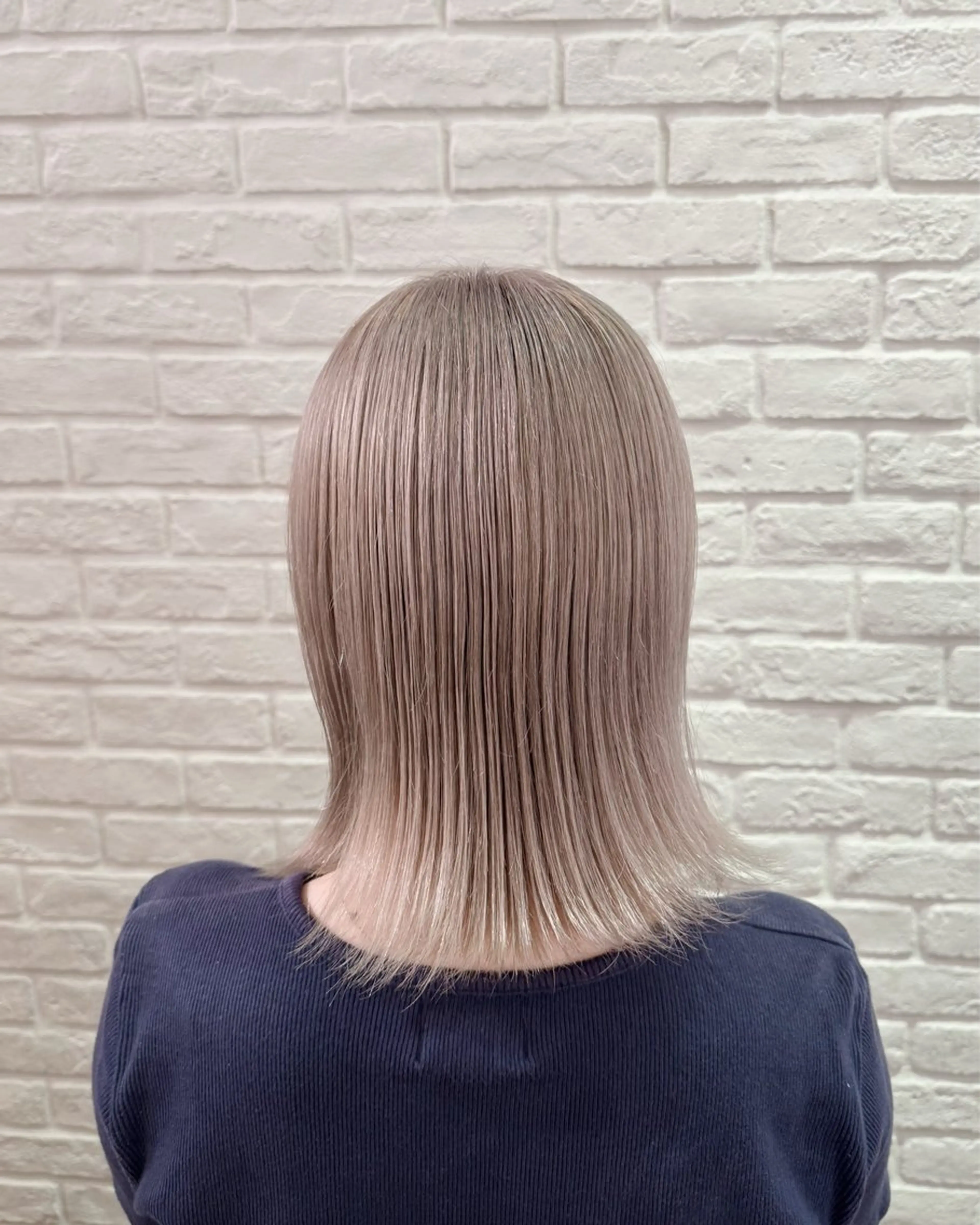 ミディアム カラー ベージュカラー ブリーチ ヘアカラー MAKES表参道所属・MAKE’S 表参道 🌟はるかのヘアスタイル