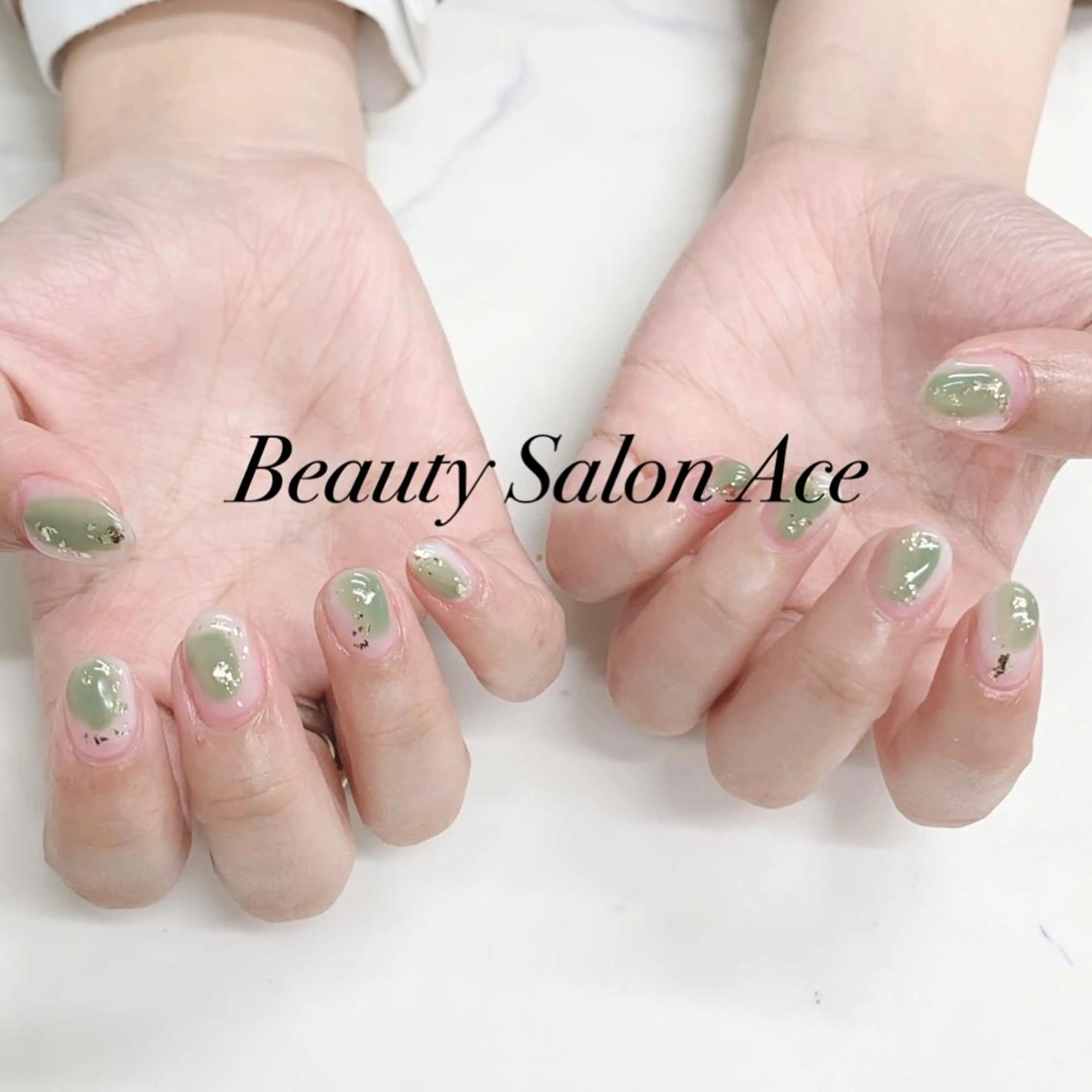 ネイル メンズネイル ニュアンスネイル Beauty Salon Ace（ネイルサロン　エース）所属・池袋フィルイン Ace♡長さだしのネイルデザイン