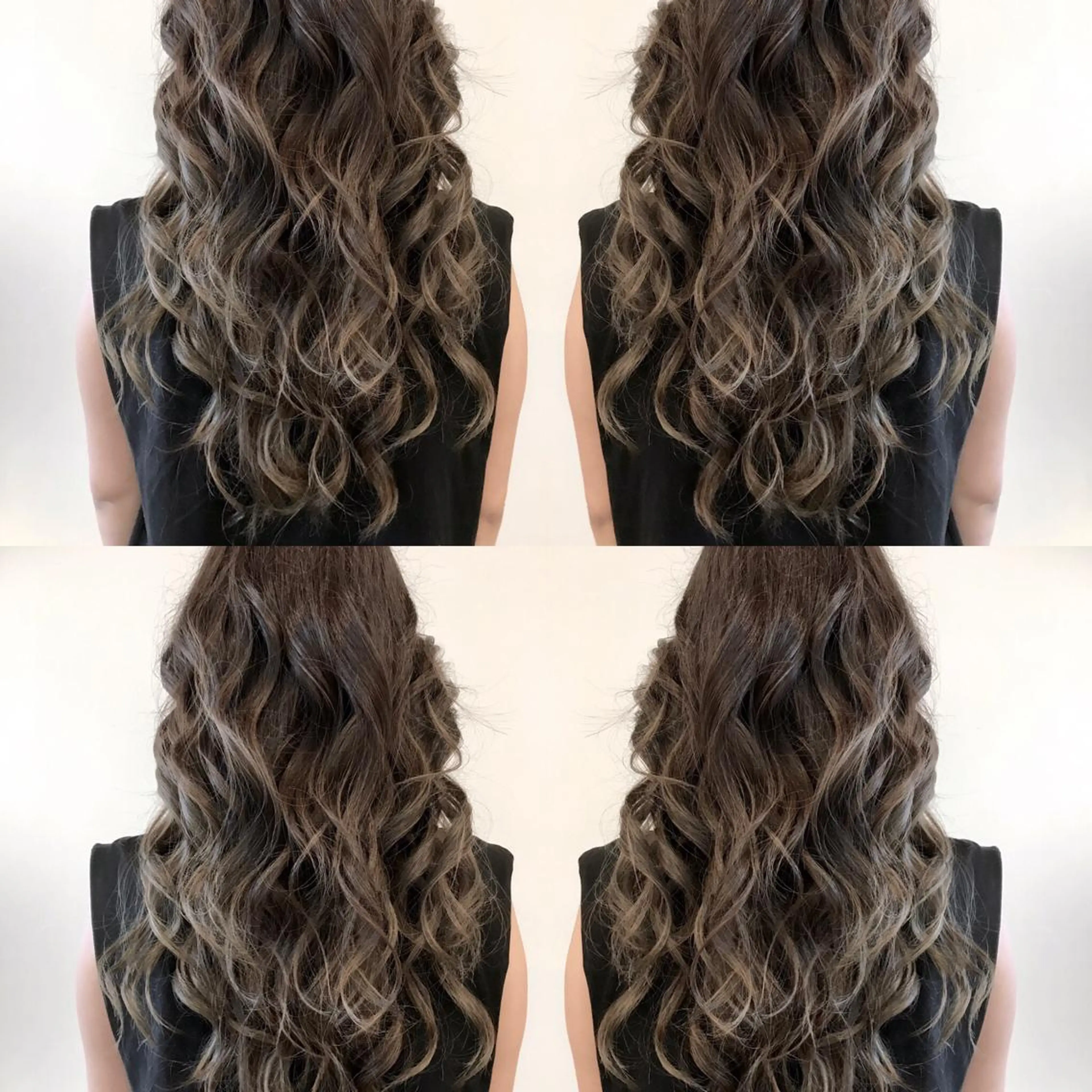 ロング カラー ブリーチ グラデーションカラー グレージュ ハイライトカラー ハイライト Hair make VERDA所属・富永 憲一郎のヘアスタイル