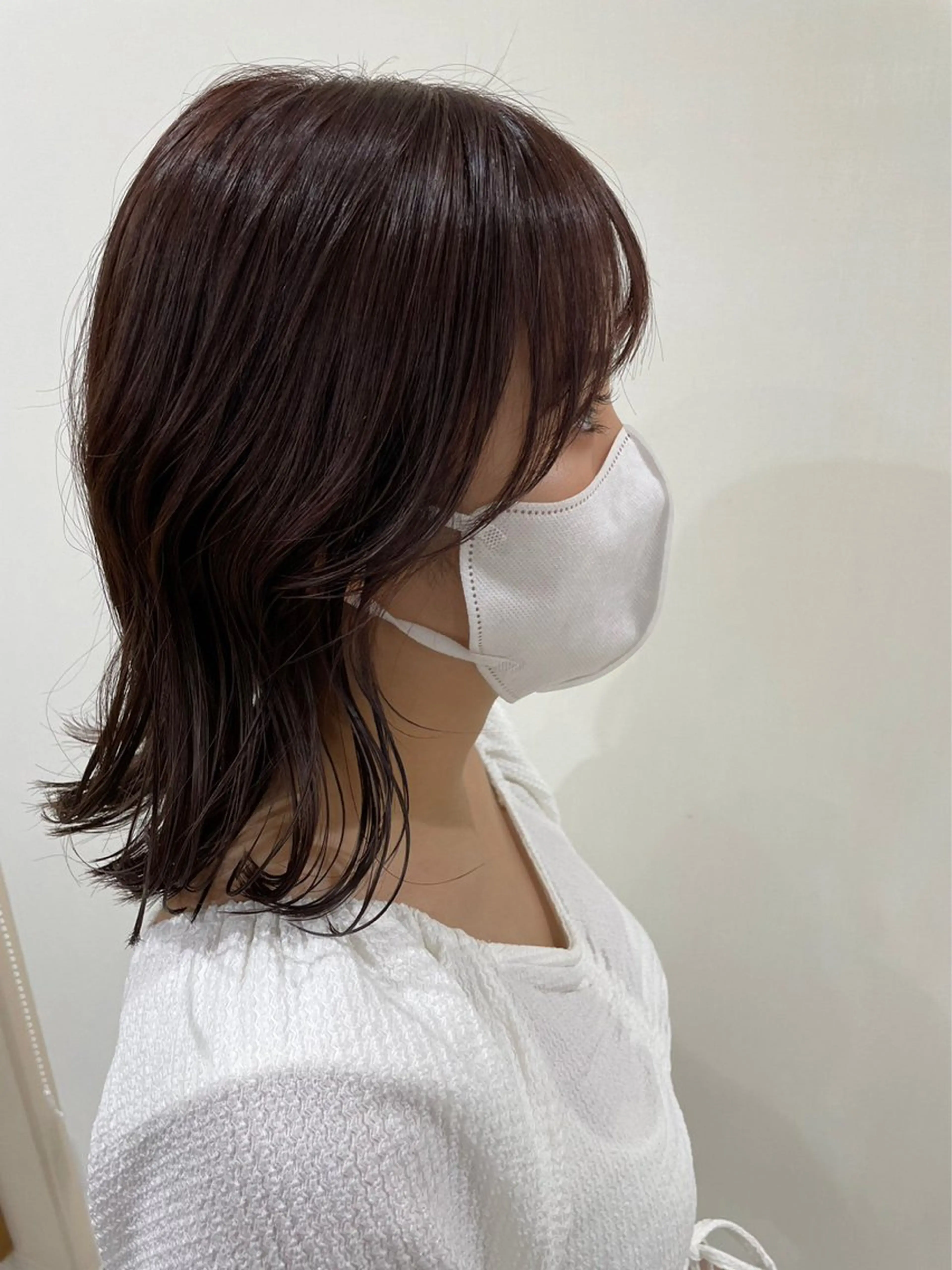 セミロング カラー amble luxe 髪質改善 💕のヘアスタイル