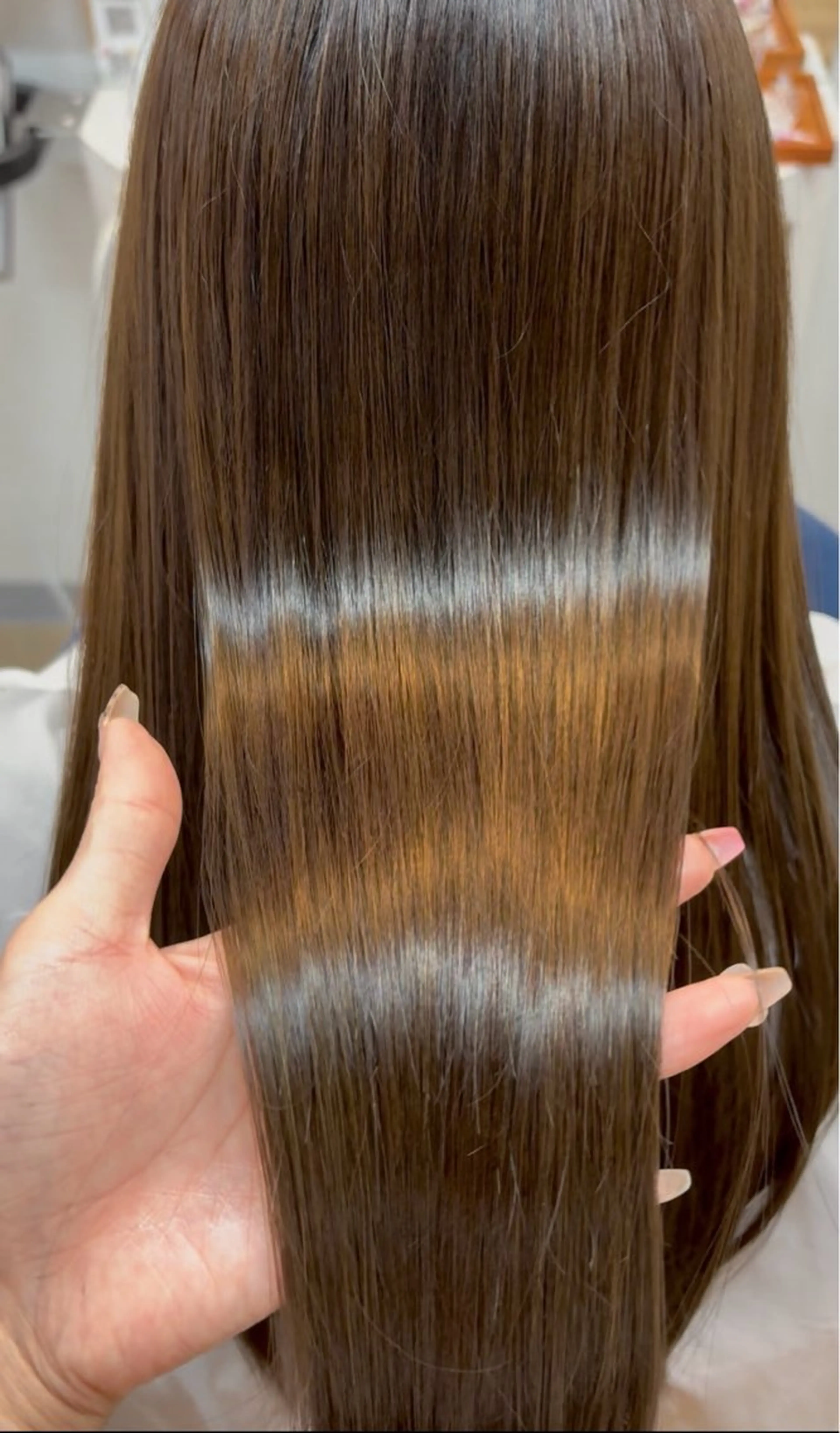 ロング 🩶透明感カラー/ 縮毛矯正LUNA🩶のヘアスタイル