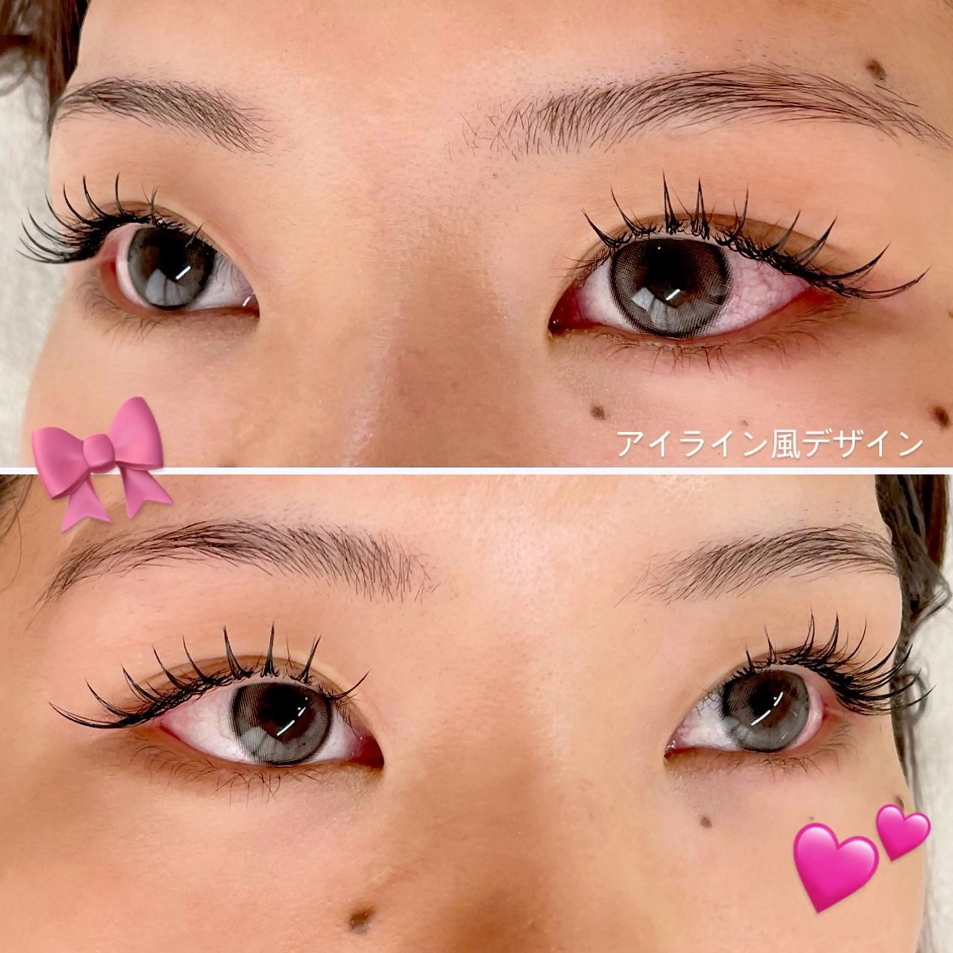 【メイク時短💄】アイライン風デザイン100本(オフ込)の写真