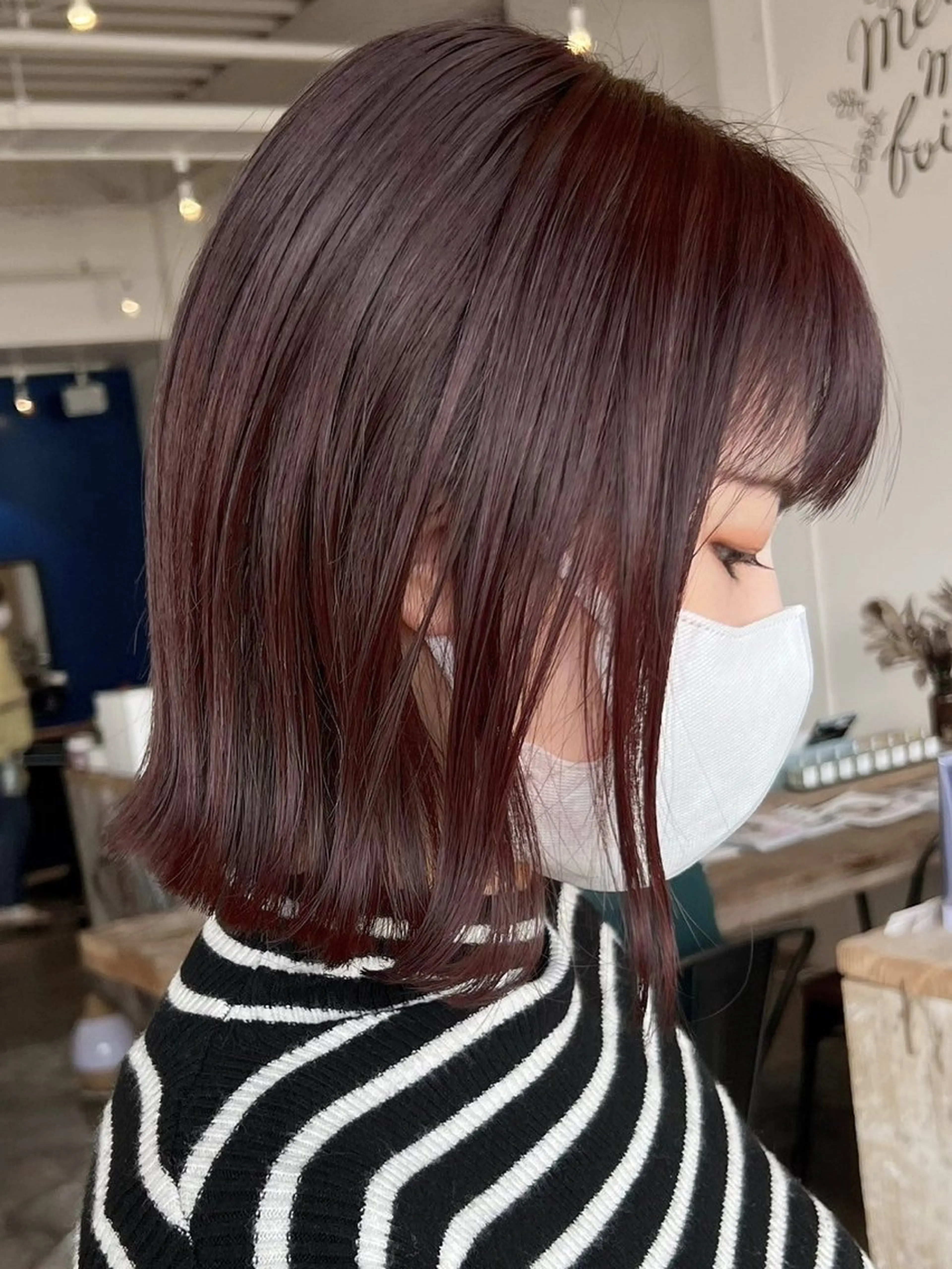 ショート カラー カット ヘアカラー トリートメント 1005mille cinq所属・岸下 理緒のヘアスタイル