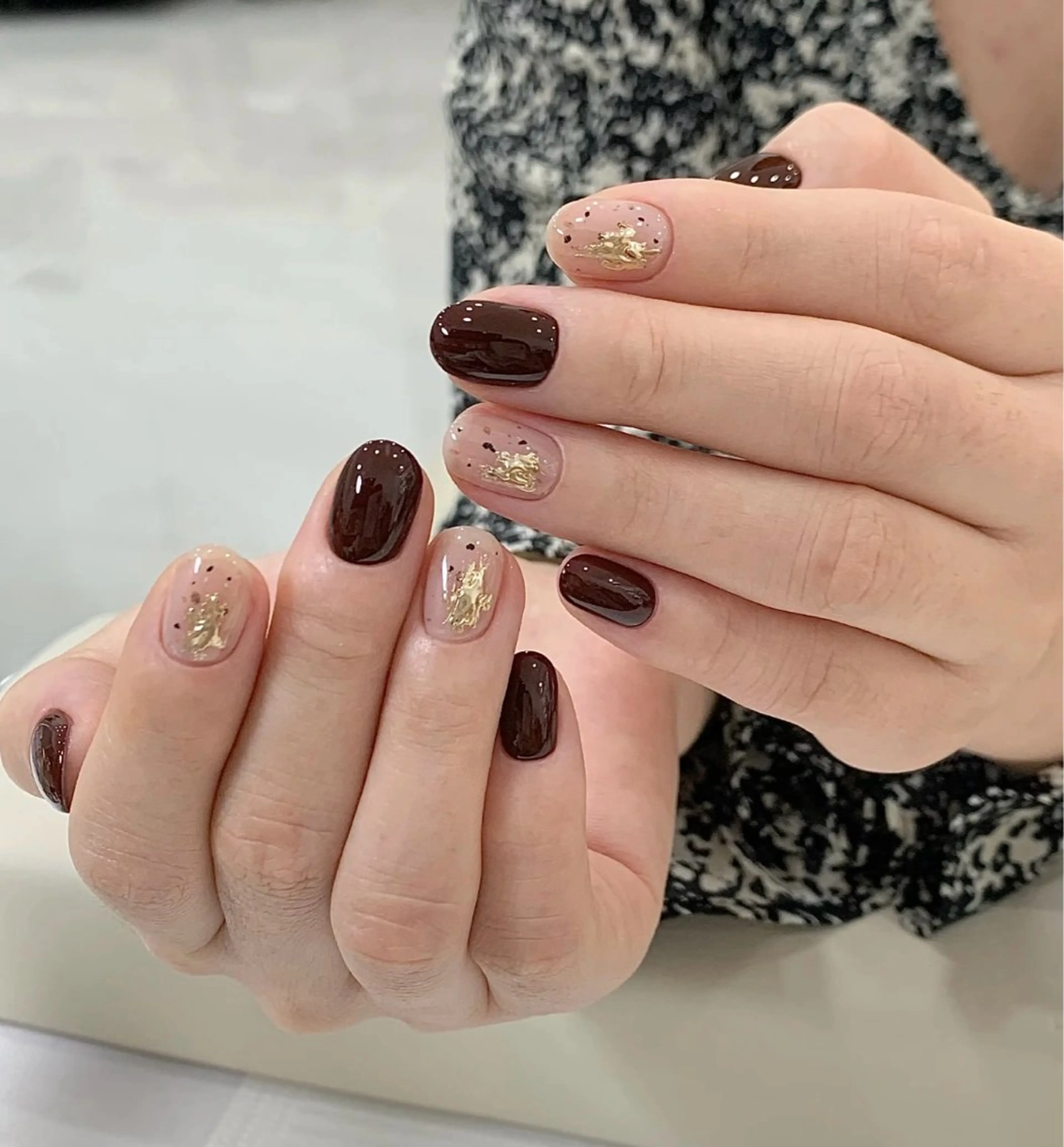 ネイル アートネイル チークネイル 長さ出し フラッシュネイル キラキラネイル ハンドネイル ハンドケア For you. Nail Salonのネイルデザイン