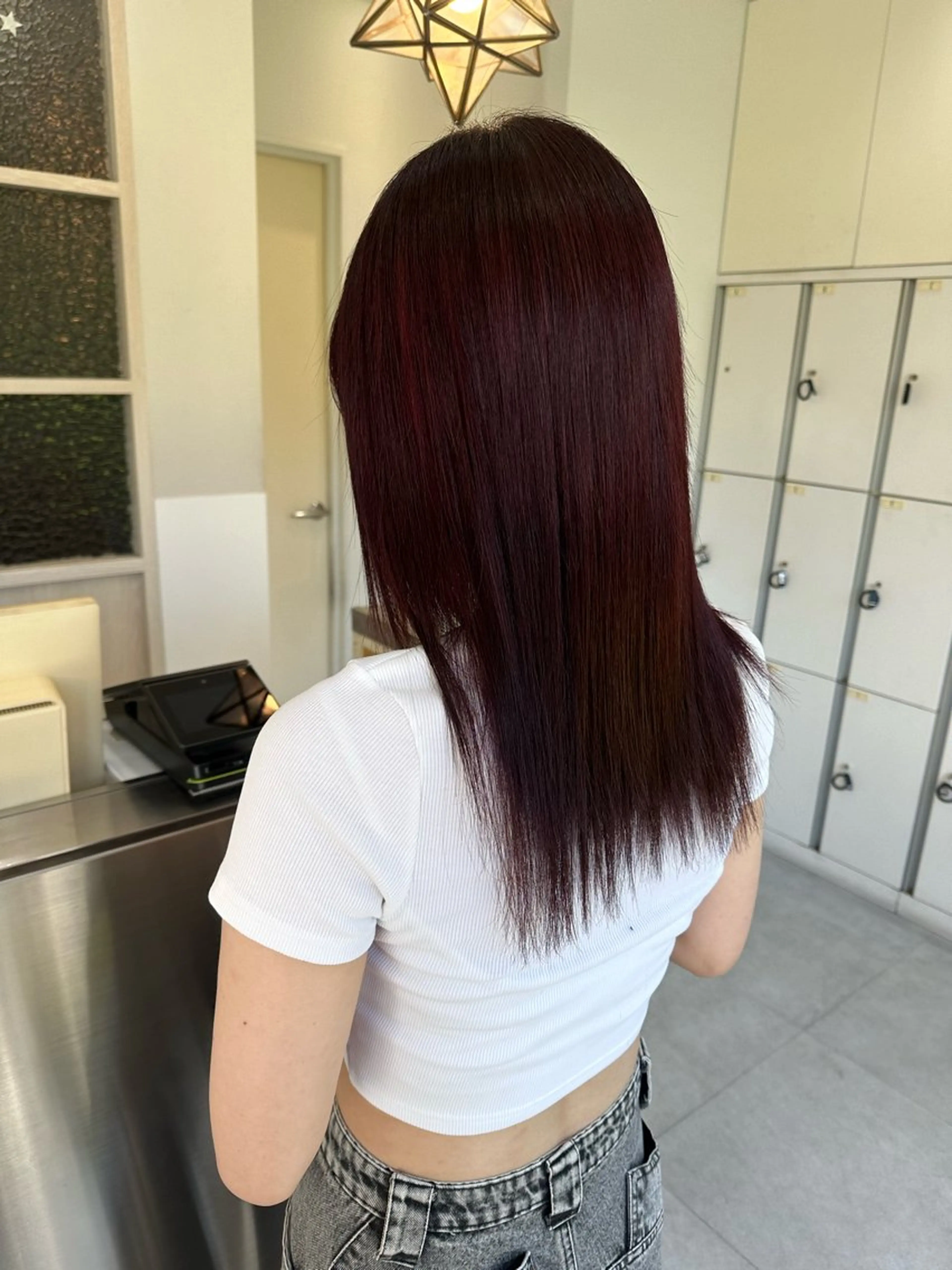 セミロング カラー 髪質改善AUSTIN登戸所属・野村 一花 / 暖色 カラー / Wカラーのヘアスタイル