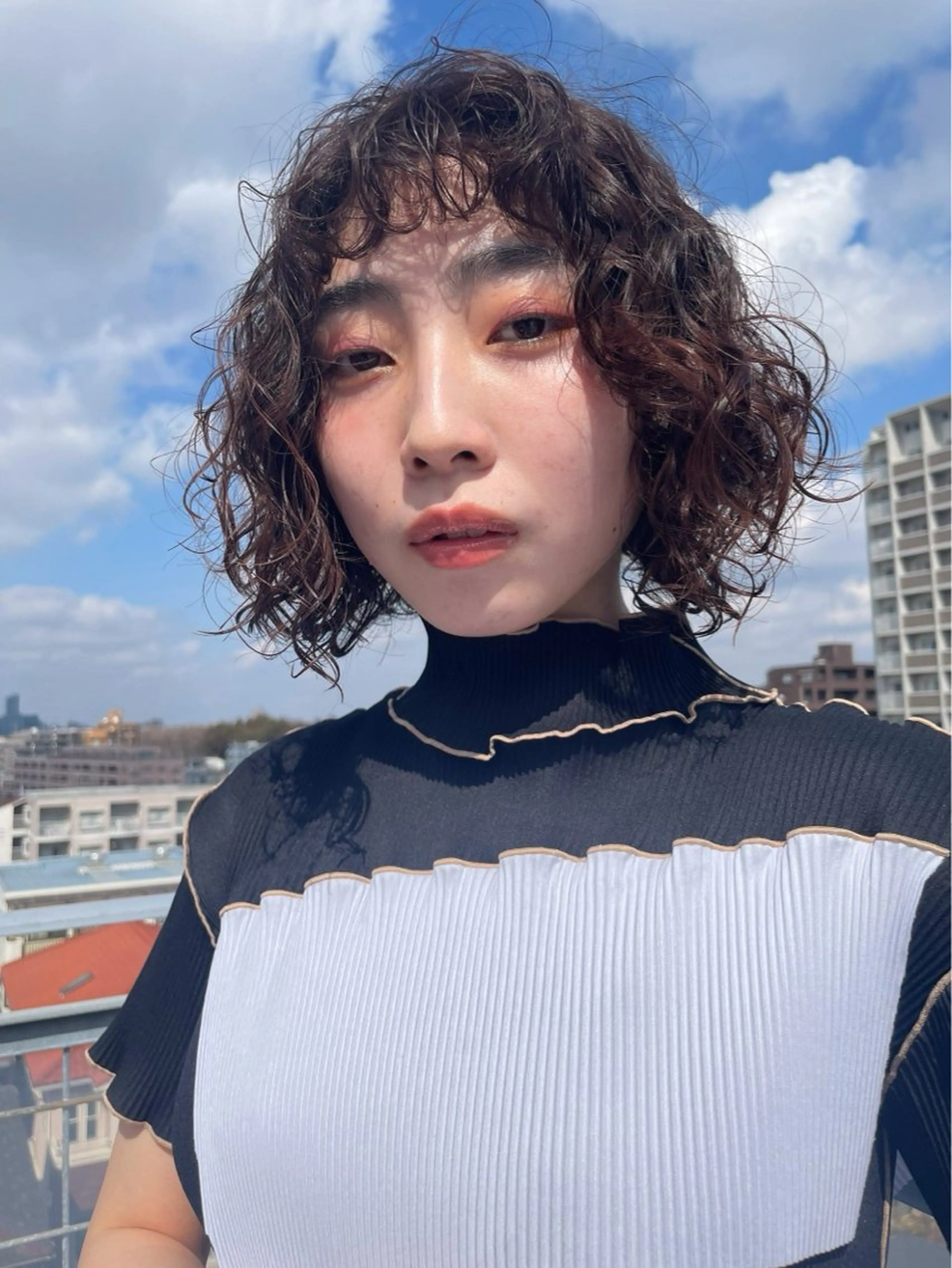 ショート カット パーマ hair&make FORS所属・宇留間 涼香のヘアスタイル