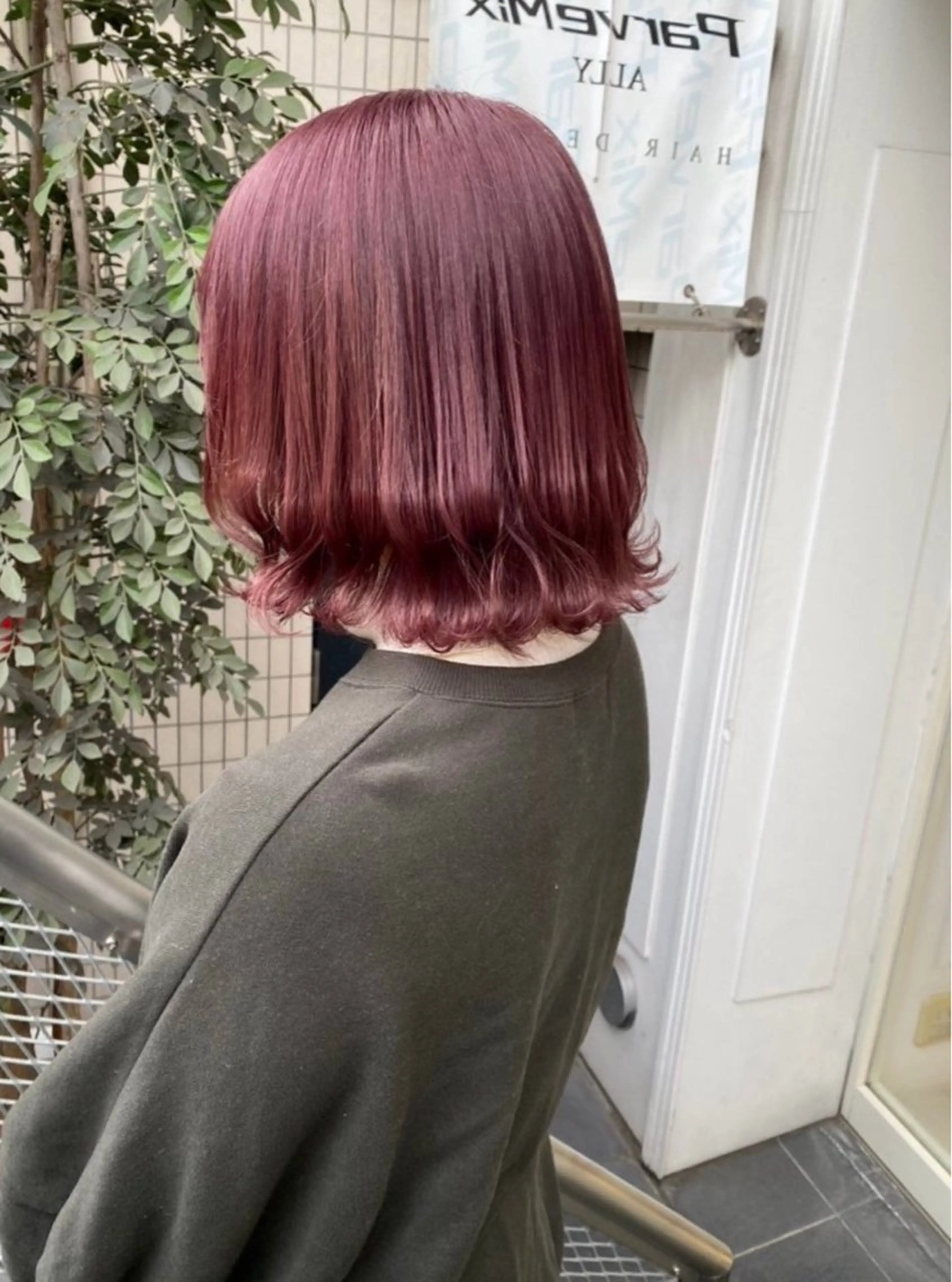 セミロング カラー ヘアカラー ParveMix 🎀‎🤍今井愛歩のヘアスタイル