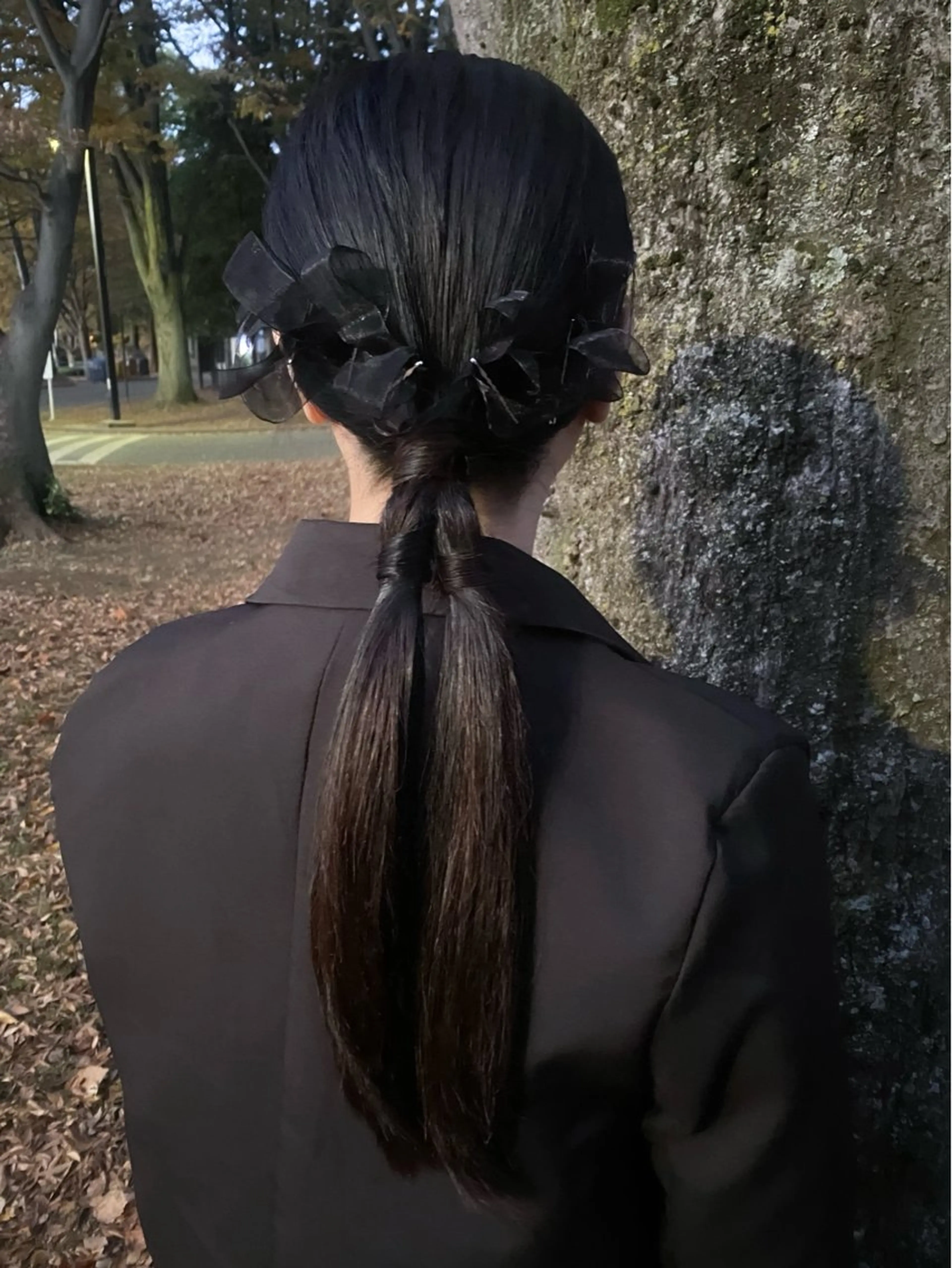 ロング カラー ヘアアレンジ ヘアカラー トリートメント Repos by moi所属・RINA/特殊ヘア/ 高発色ワンカラーのヘアスタイル