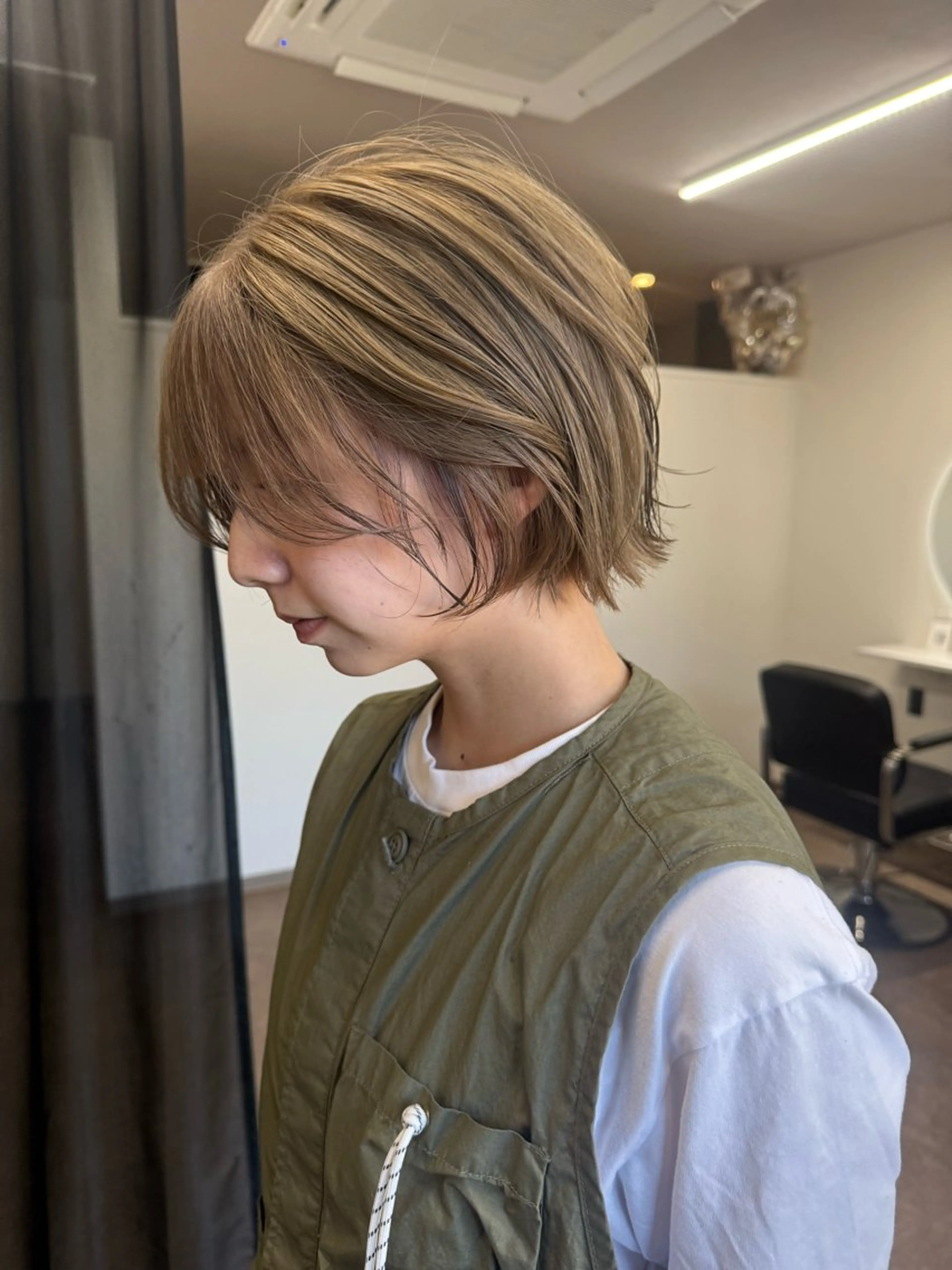 ショート ヘアカラー Licol所属・髪質改善サロン Licolフリー予約のヘアスタイル
