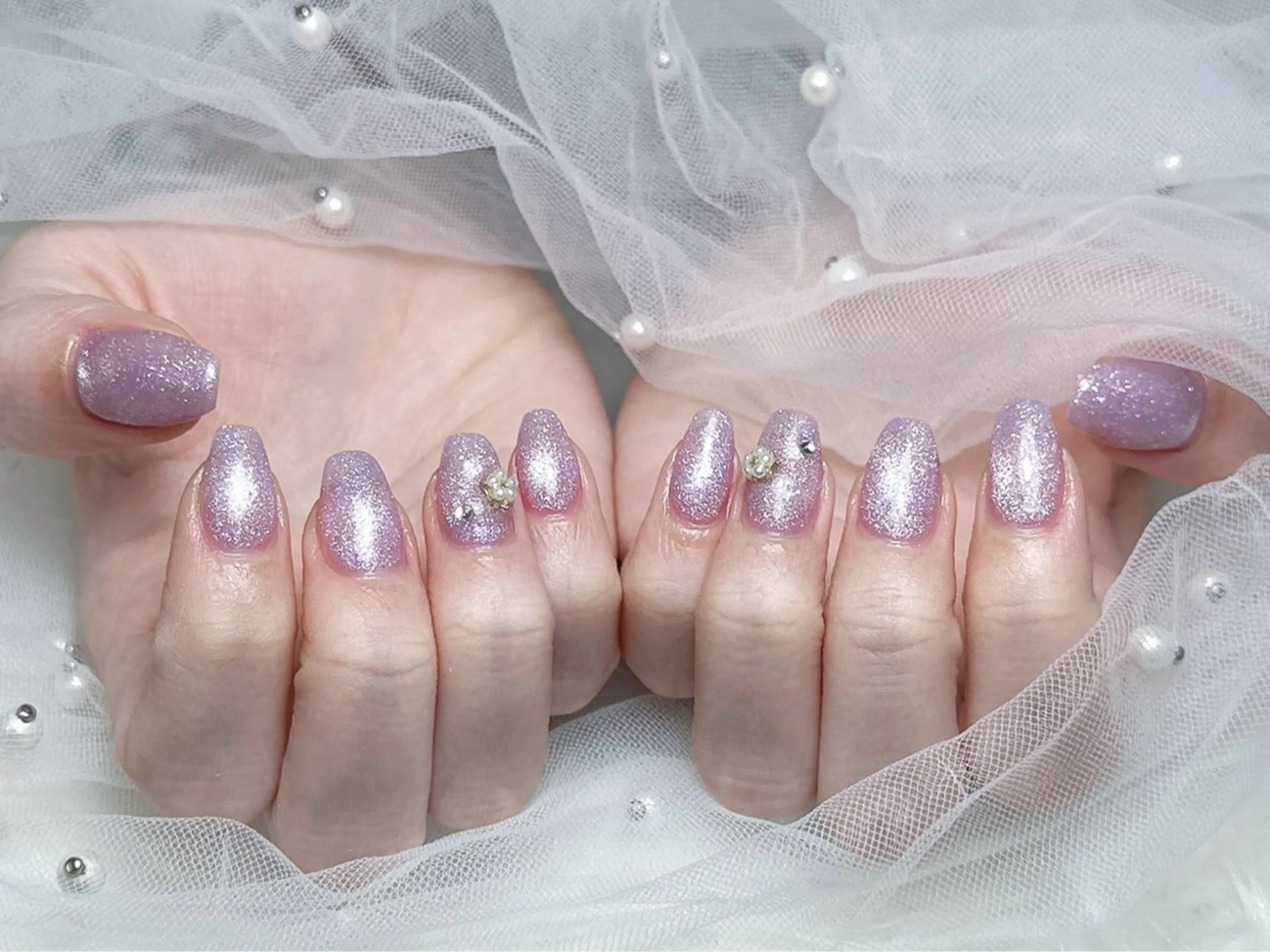 ネイル ハンドネイル 【Eclat エクラ】nail&beauty所属・Eclat〔エクラ〕 MOEKA𝜗𝜚*のネイルデザイン