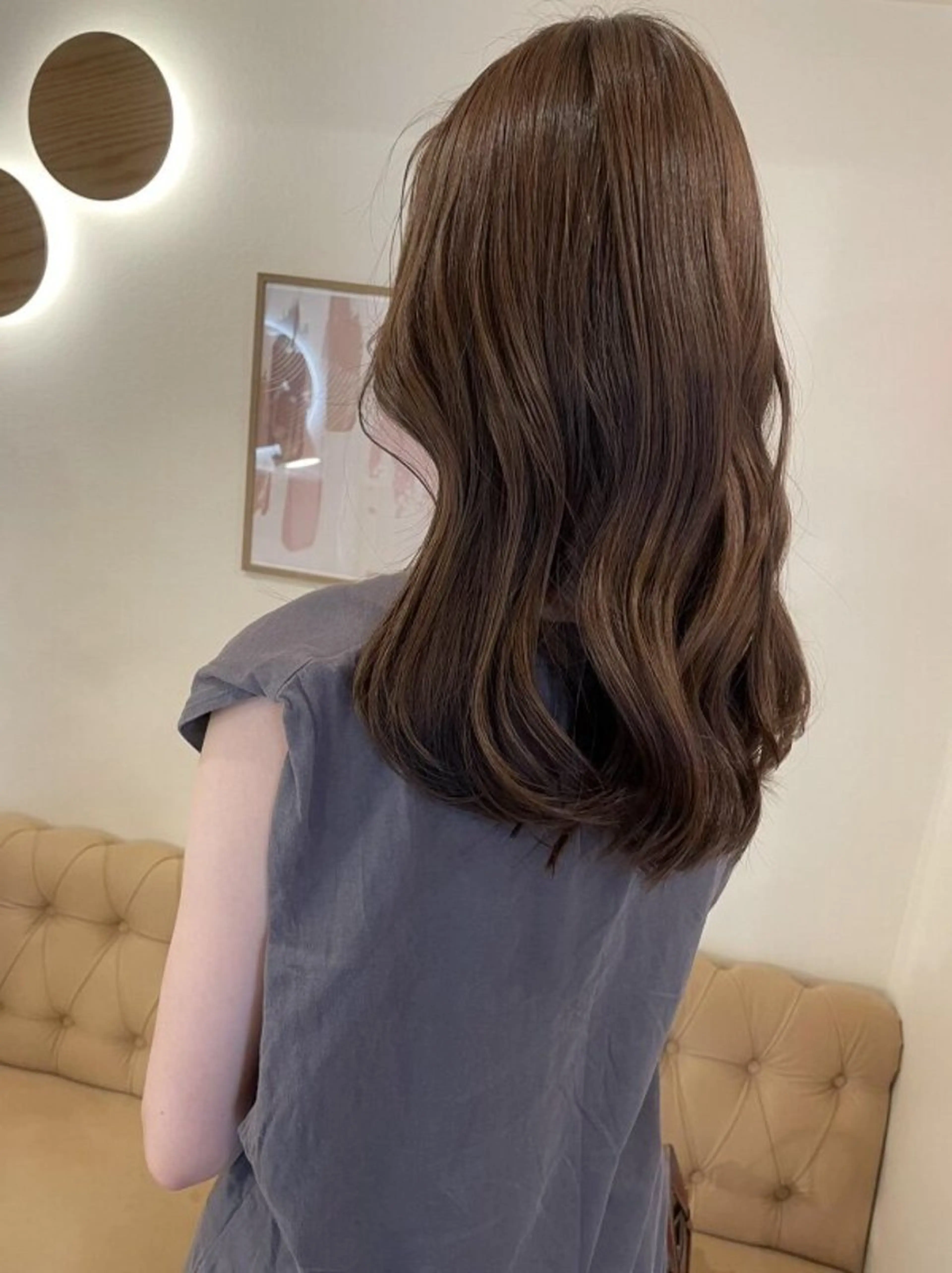 セミロング カットモデル/ 名古屋/Ayakaのヘアスタイル