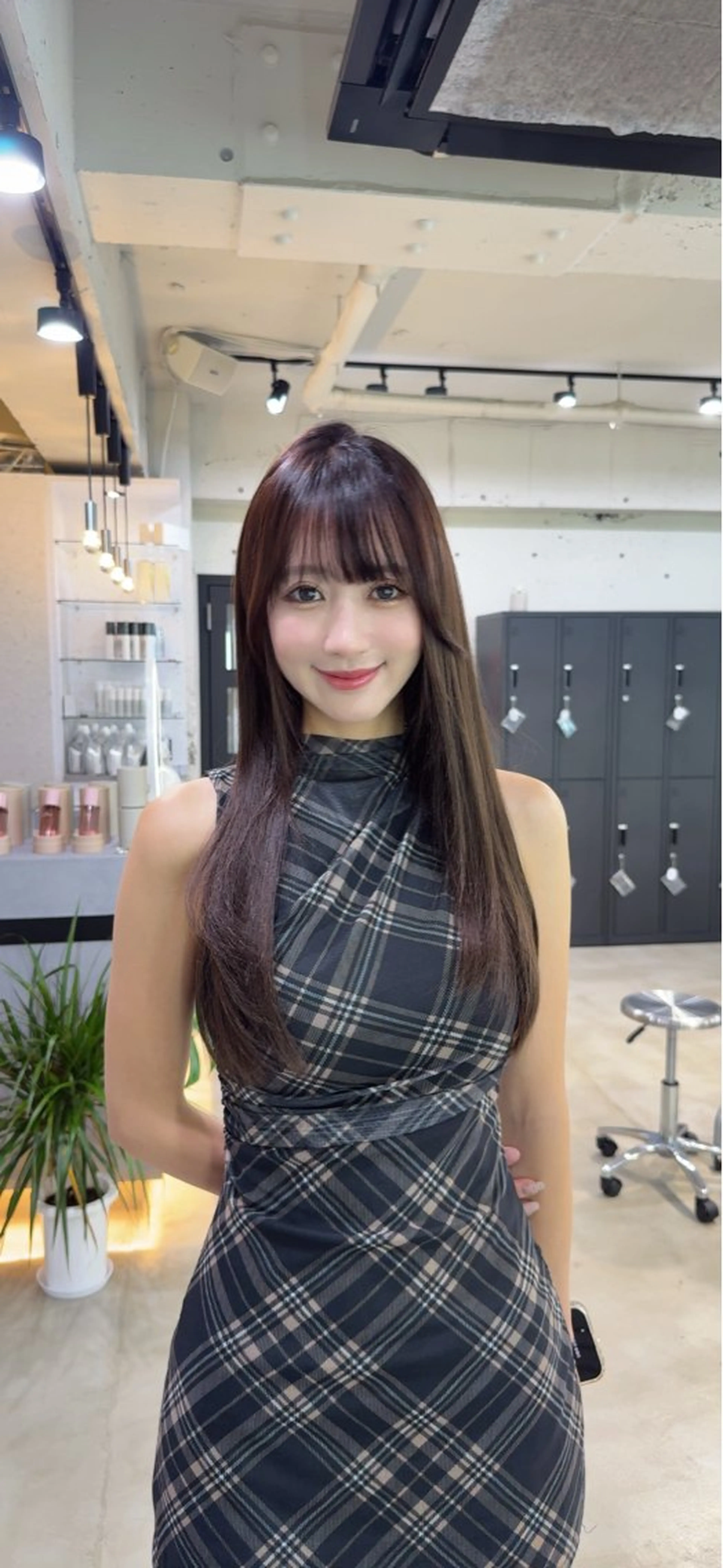 ロング カット トリートメント JUNO韓国ヘア‎ narumi‎🤍のヘアスタイル